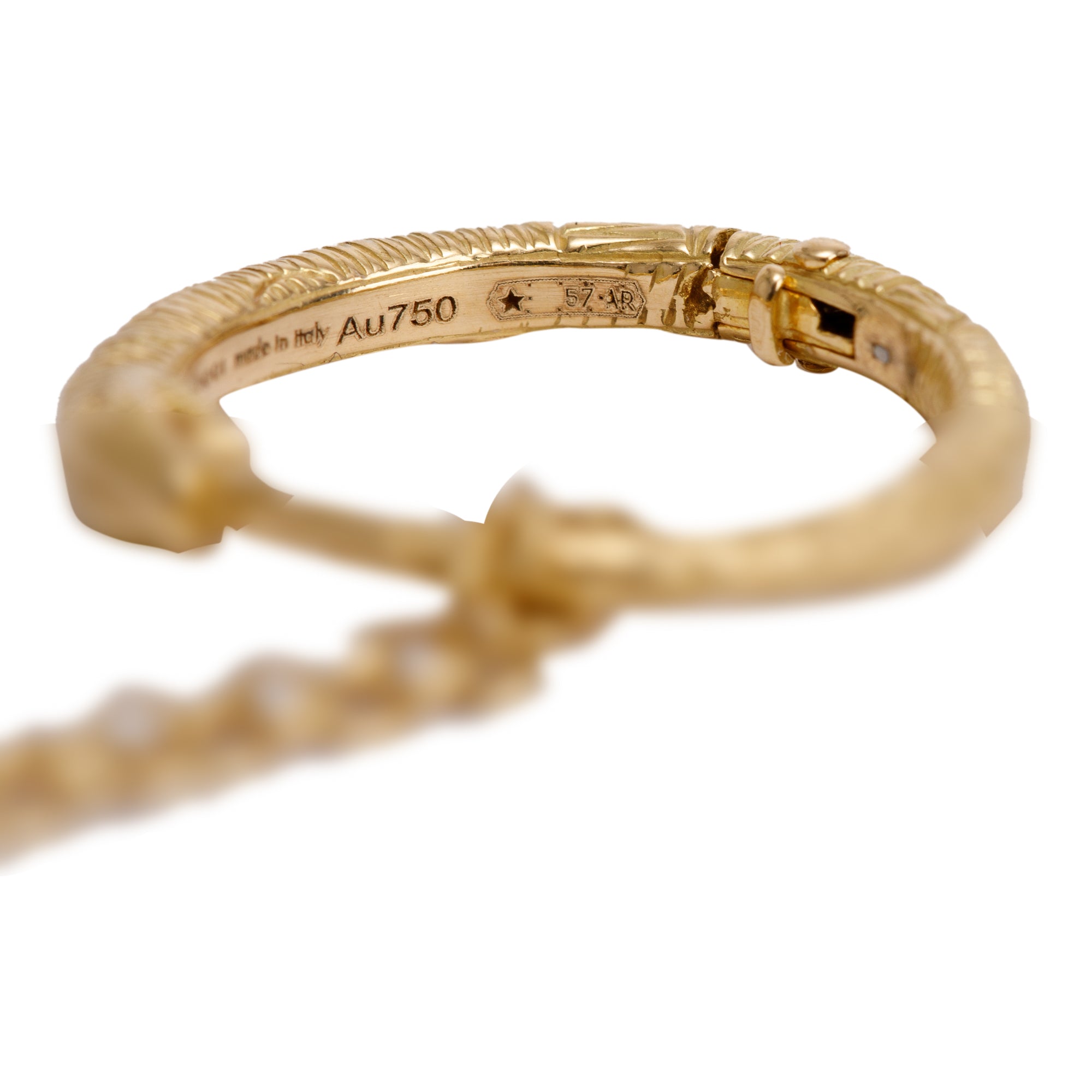 Gucci 18k Gold Ouroboros Snake Ring Pendant Necklace w/ Box