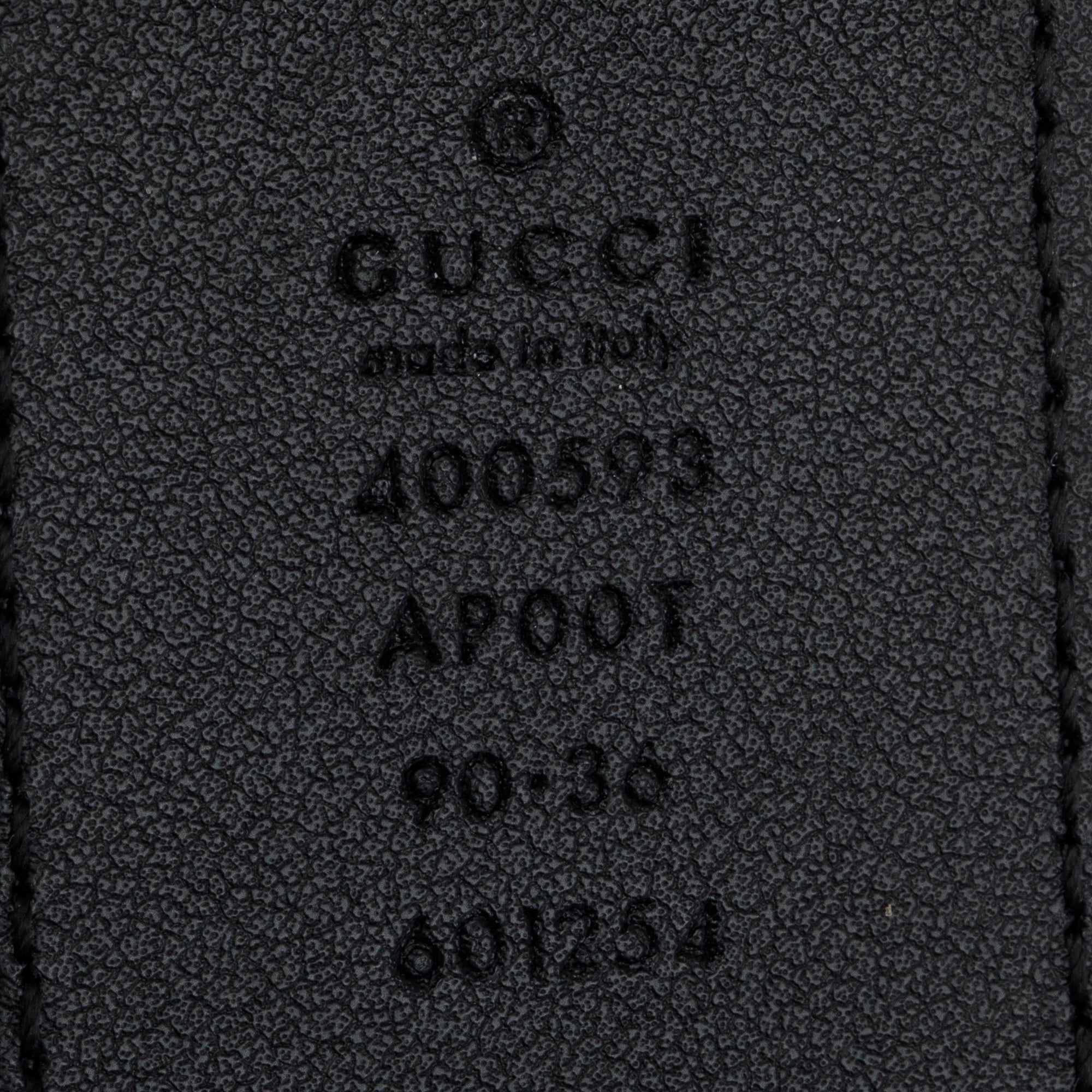 Gucci 2015 Re-Edition Black Wide Leather Belt 90 36