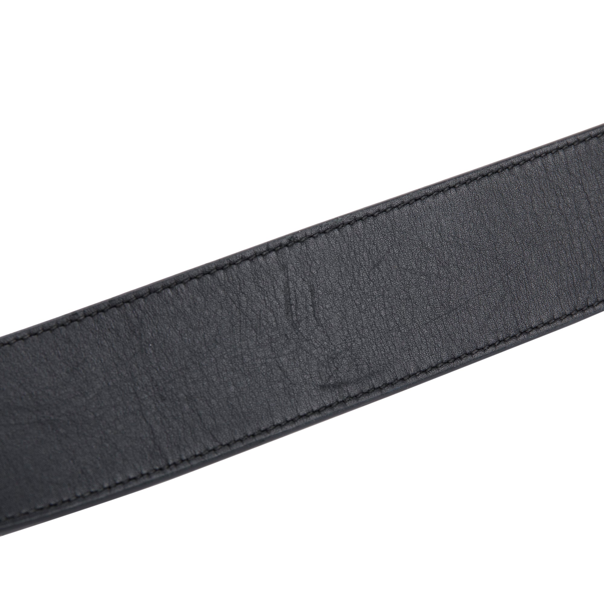 Gucci 2015 Re-Edition Black Wide Leather Belt 95 38