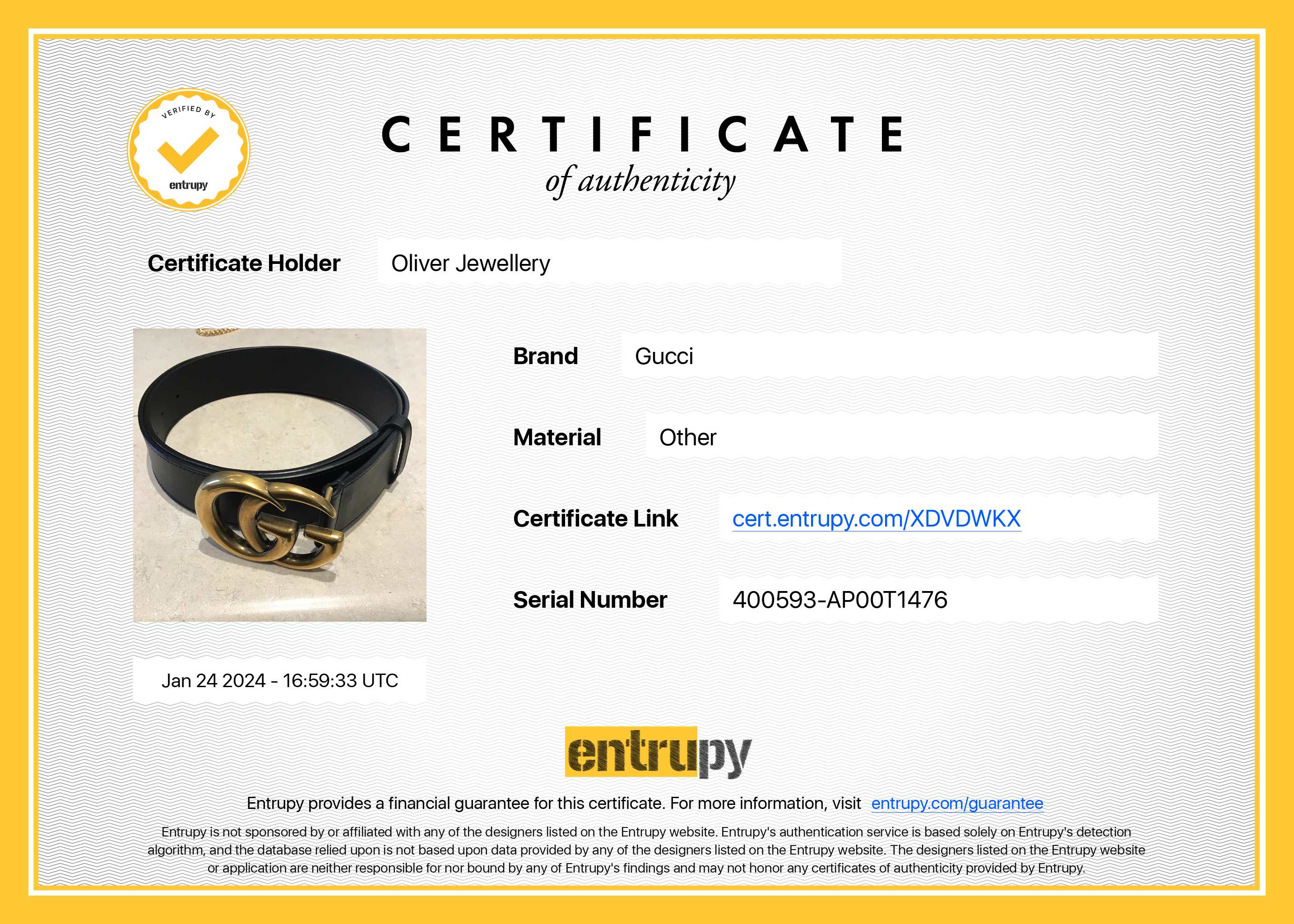 Gucci 2015 Re-Edition Black Wide Leather Belt 95 38