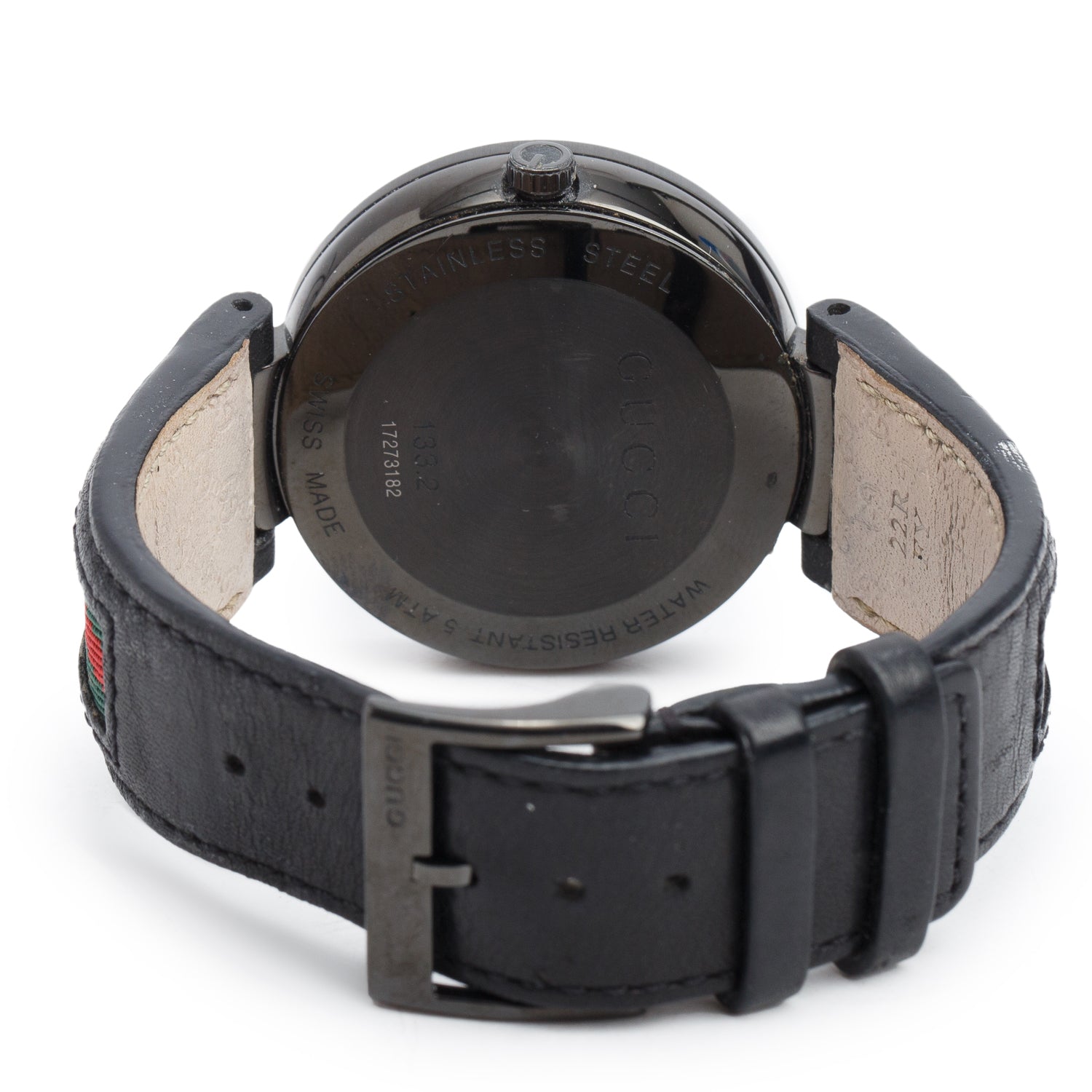 Gucci Black PVD Stainless Steel Interlocking G 42 MM Quartz Watch