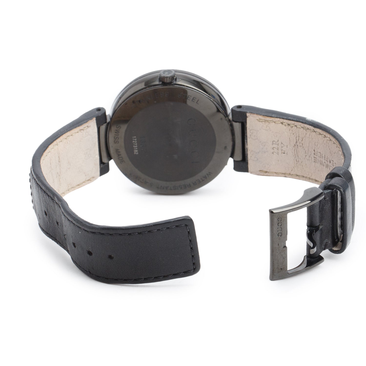 Gucci Black PVD Stainless Steel Interlocking G 42 MM Quartz Watch