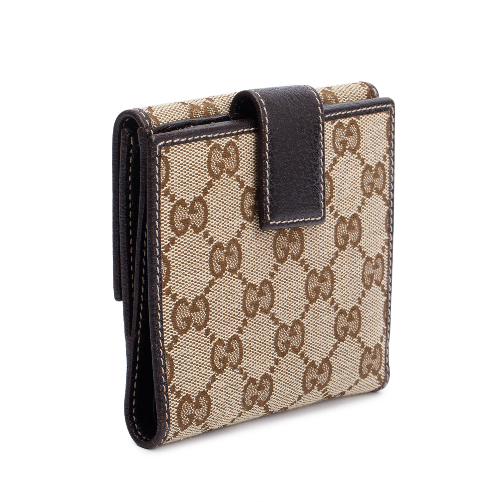Gucci GG Canvas Web Princy Compact Wallet