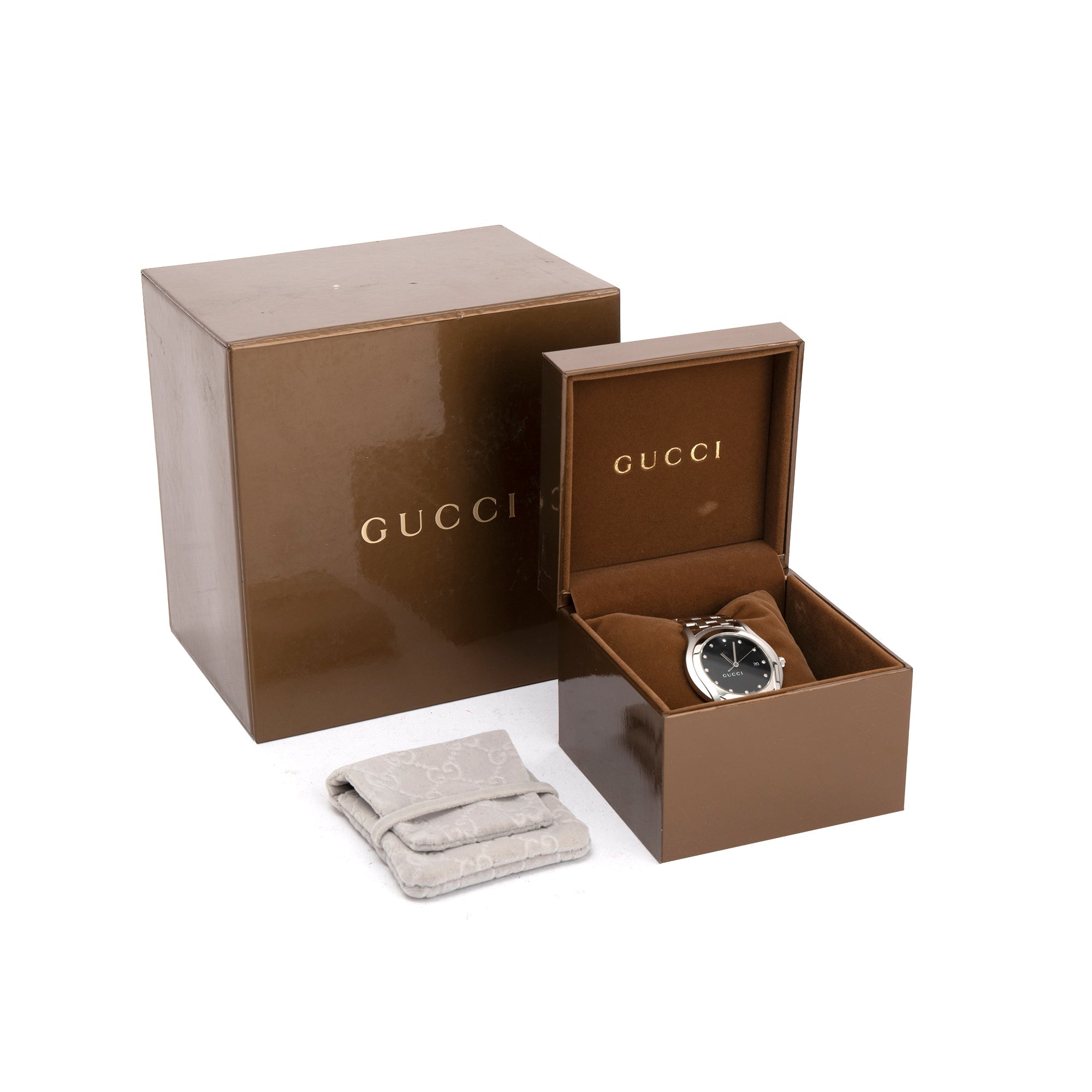 Gucci 5500 XL Series 38 MM Watch w/ Box