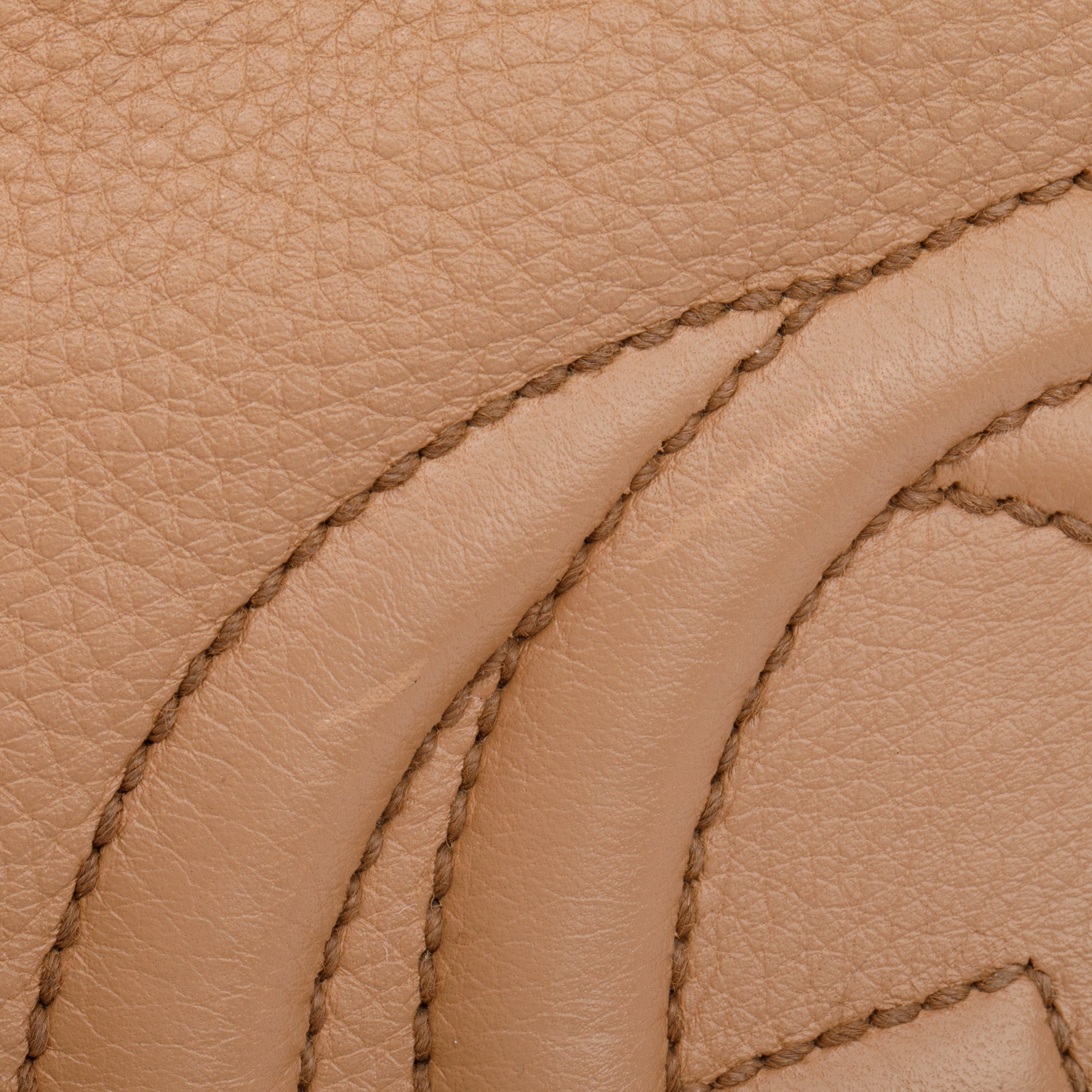 Gucci Beige Calfksin Leather Small Soho Cellarius Tote