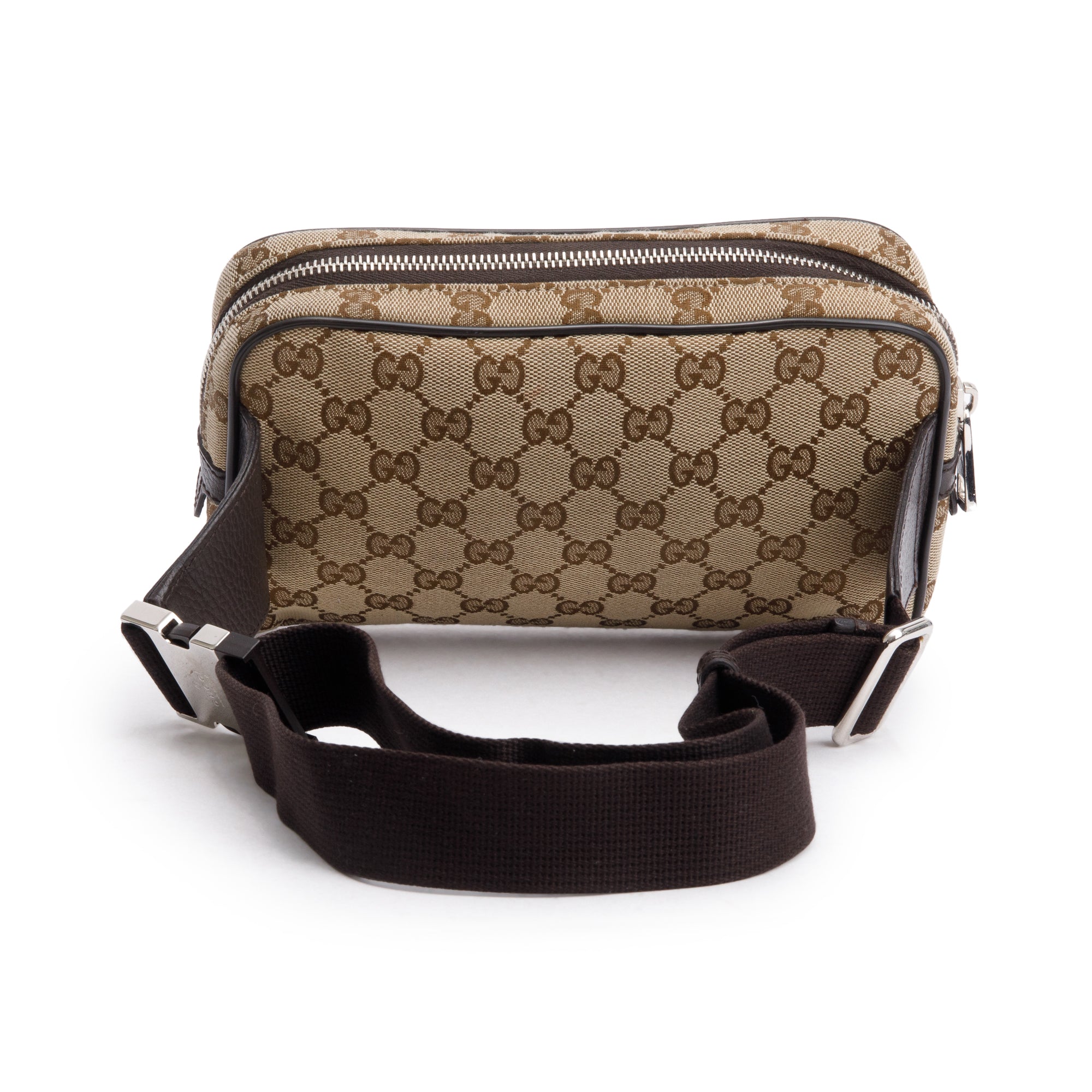 Gucci Beige GG Canvas Belt Bag
