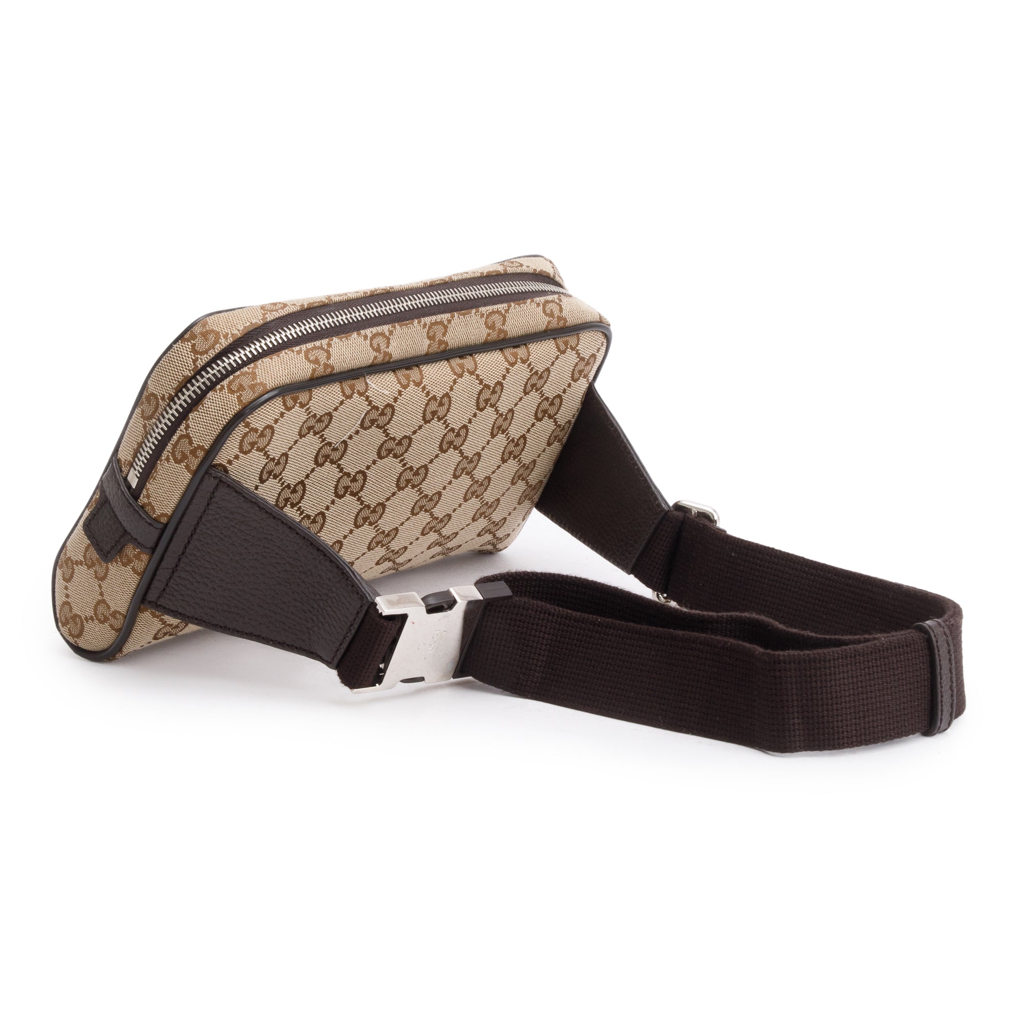 Gucci Beige GG Canvas Belt Bag