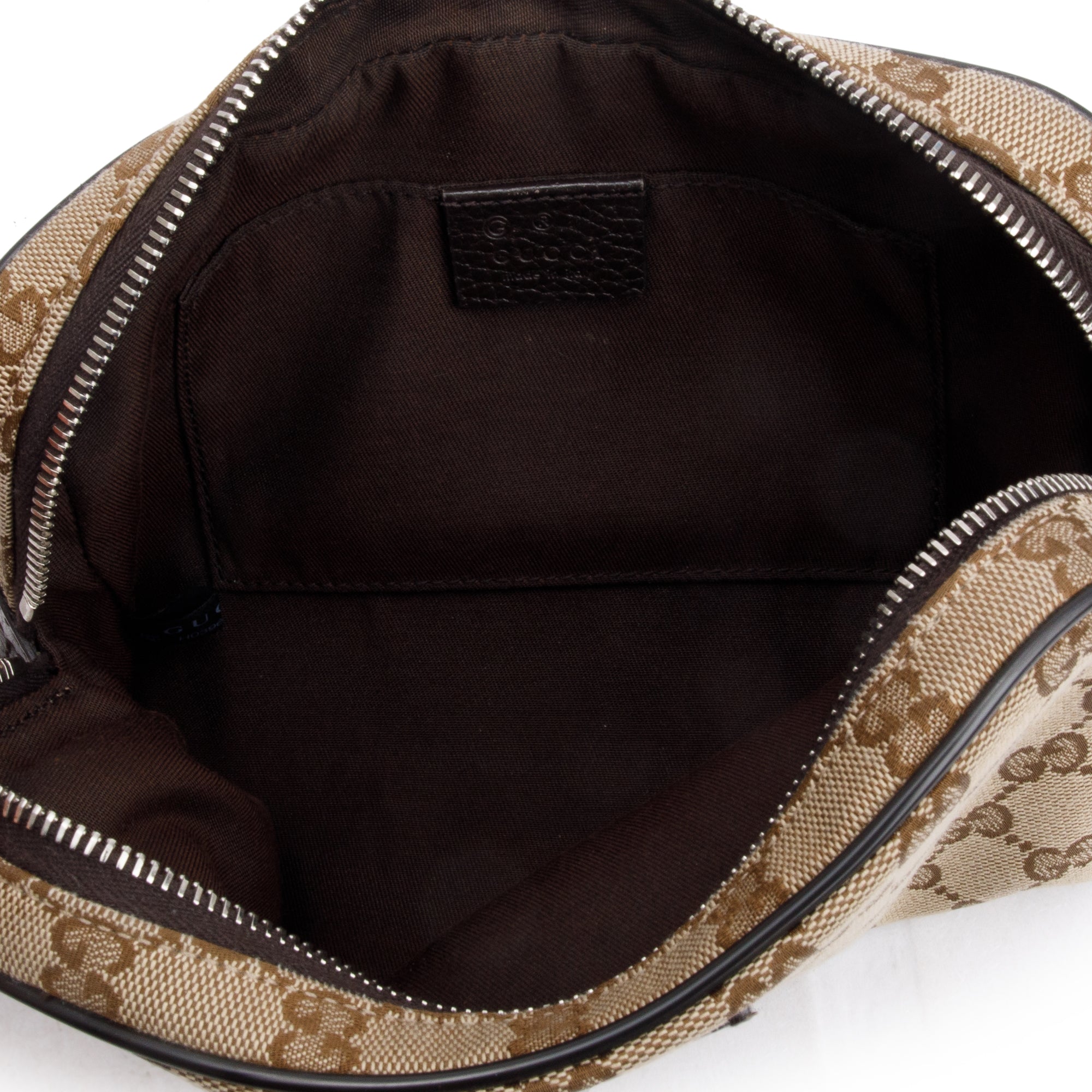 Gucci Beige GG Canvas Belt Bag