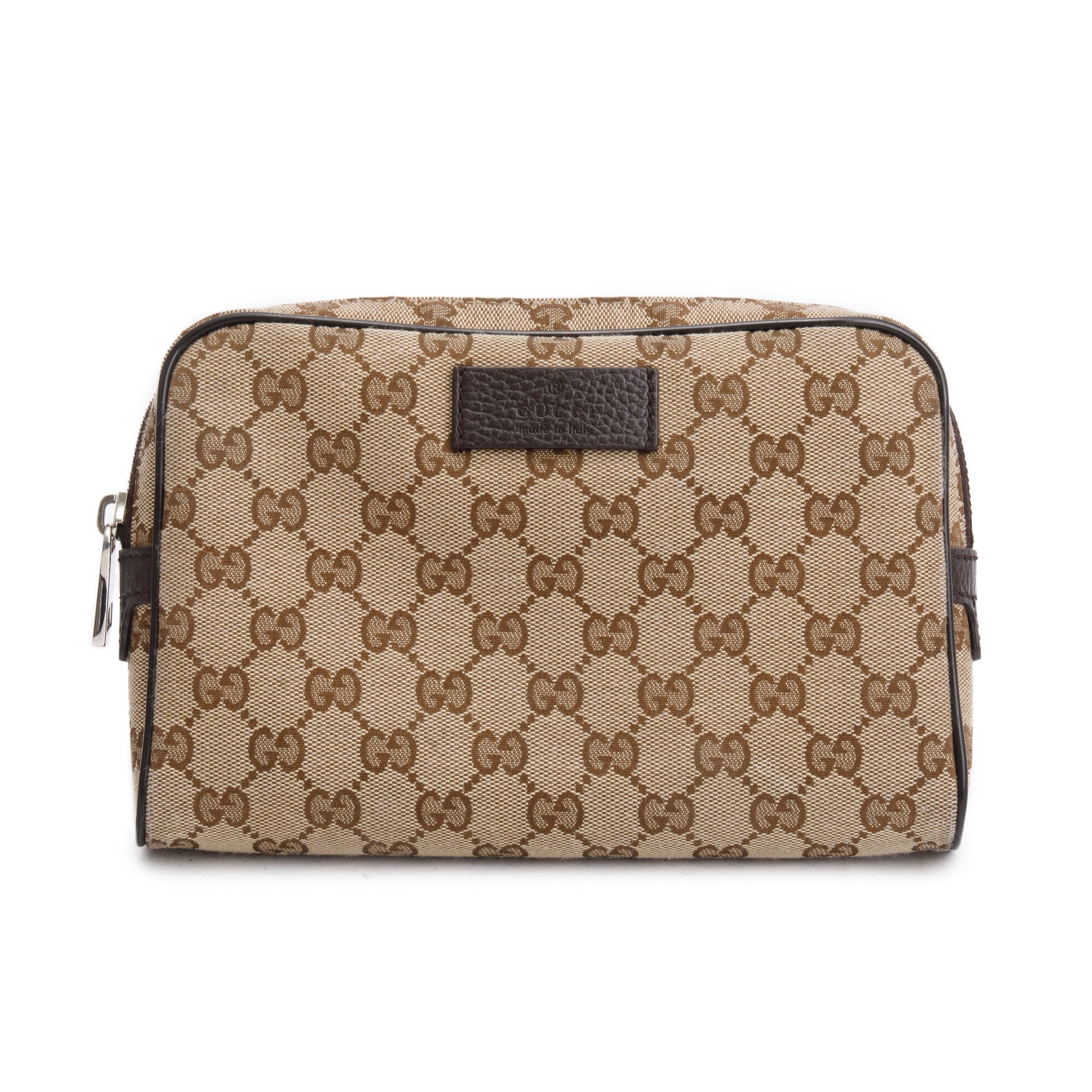 Gucci Beige GG Canvas Belt Bag w/ Box
