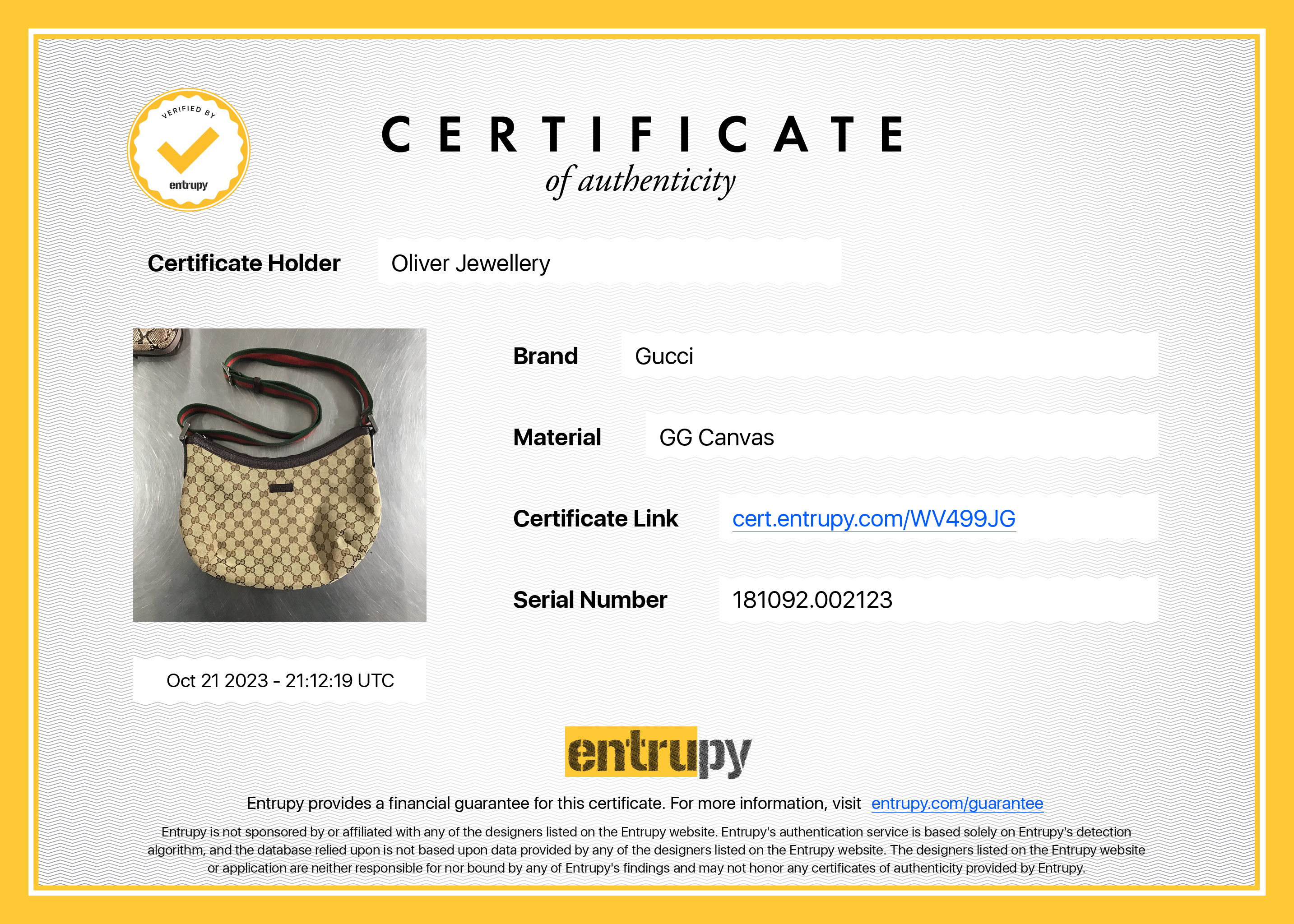 Gucci Beige GG Canvas Web Medium Half Moon Hobo