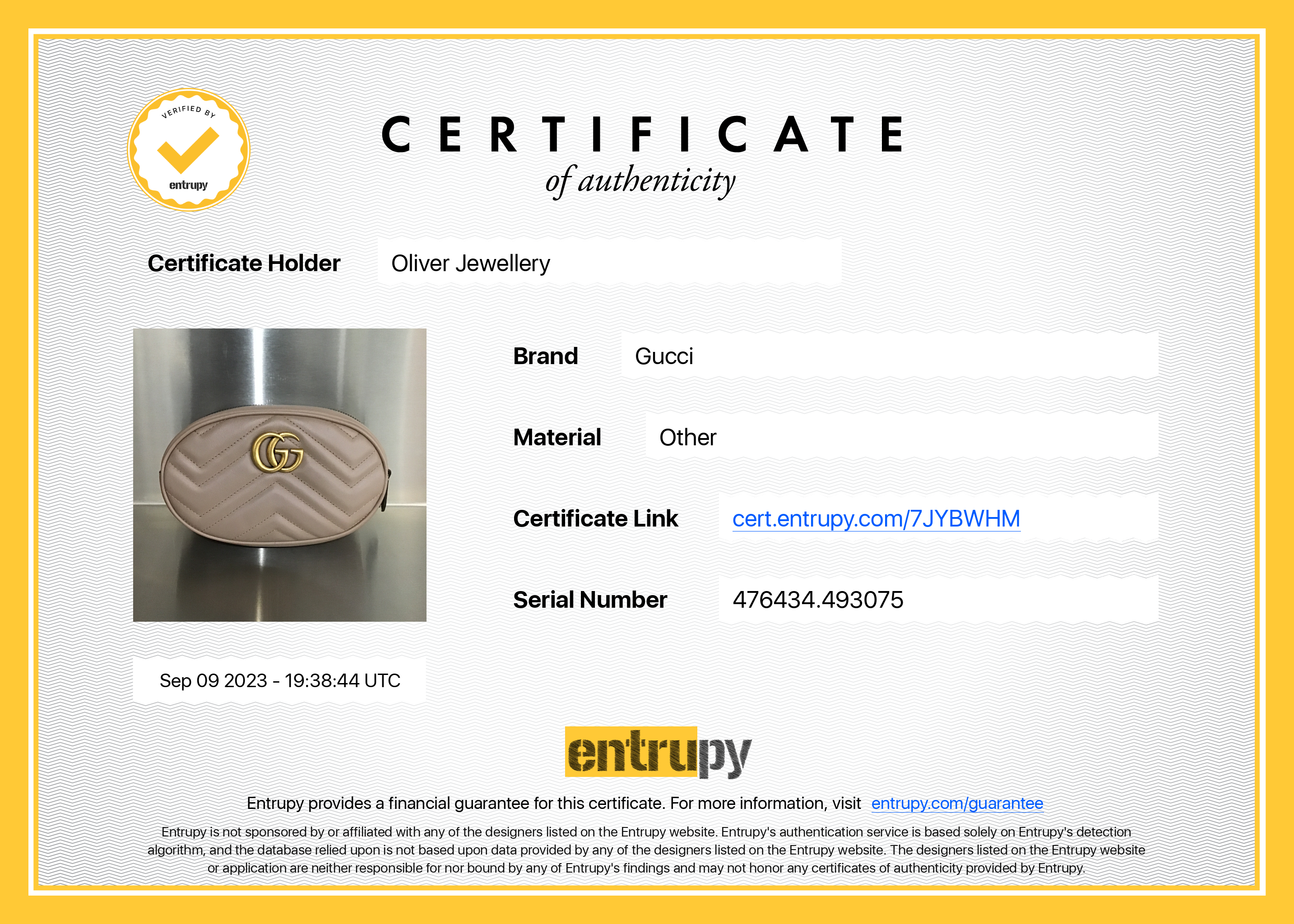 Gucci Beige GG Marmont Matelasse Leather Belt Bag