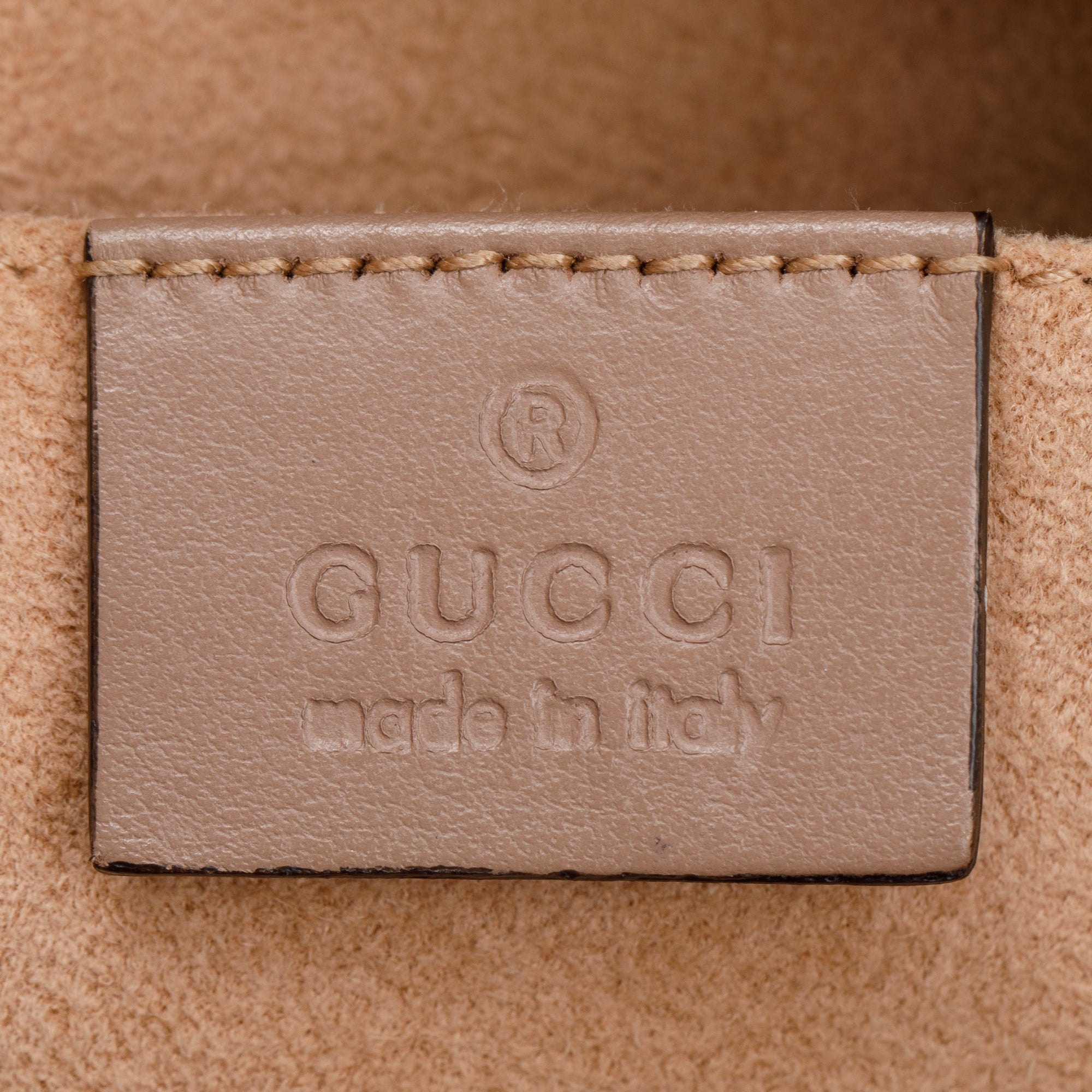 Gucci Beige GG Marmont Matelasse Leather Small Shoulder Bag