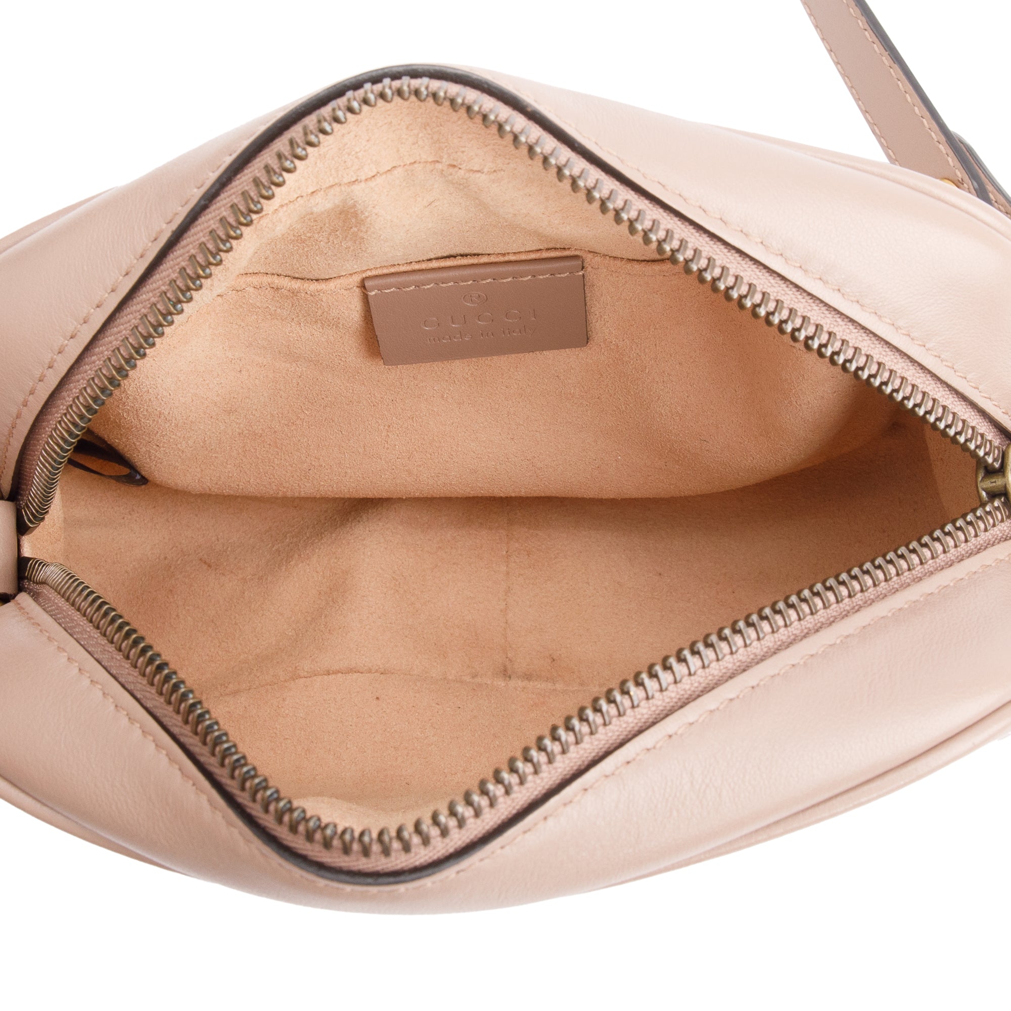 Gucci Beige GG Marmont Matelasse Mini Shoulder Bag