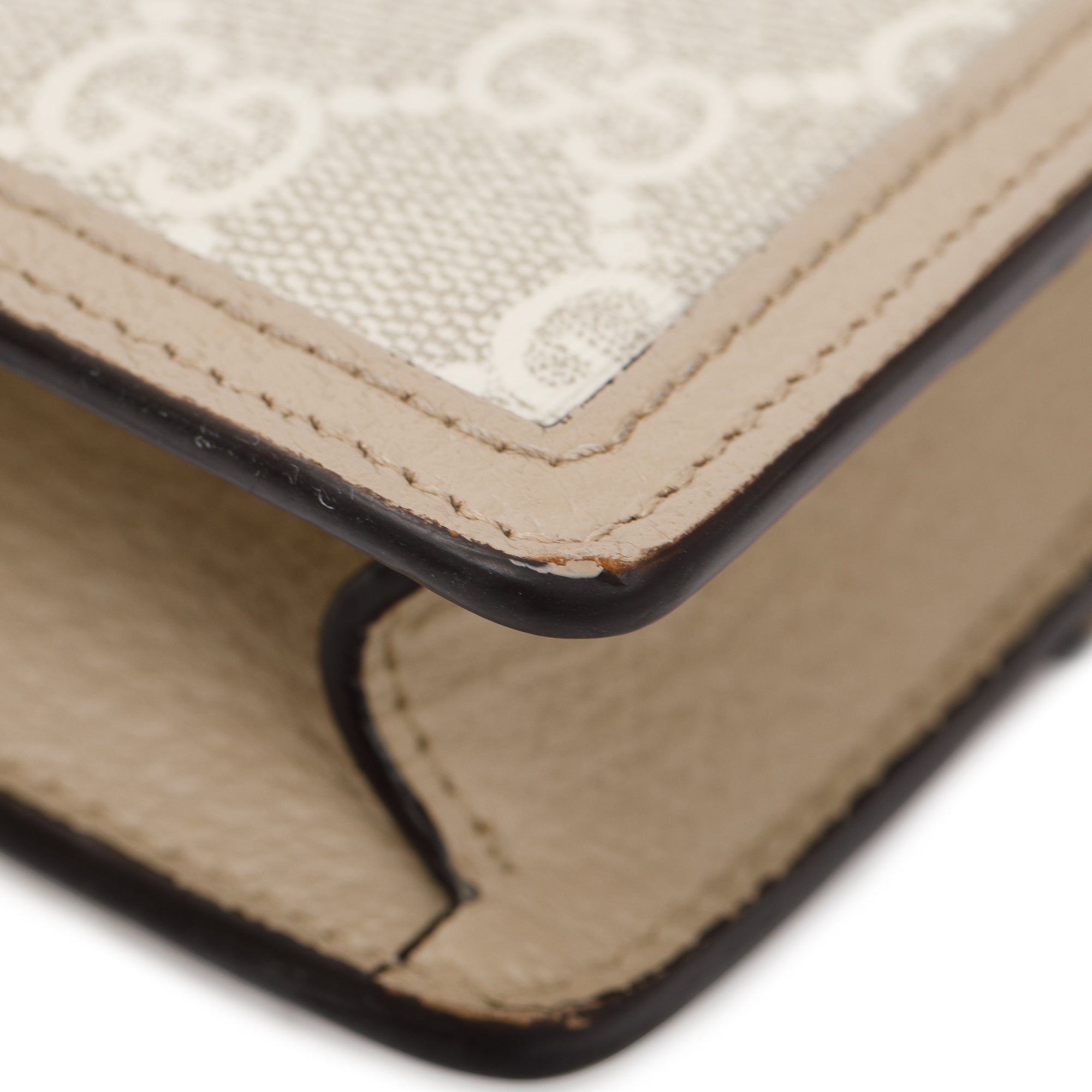 Gucci Beige & White GG Supreme Dionysus Super Mini Bag w/ Box