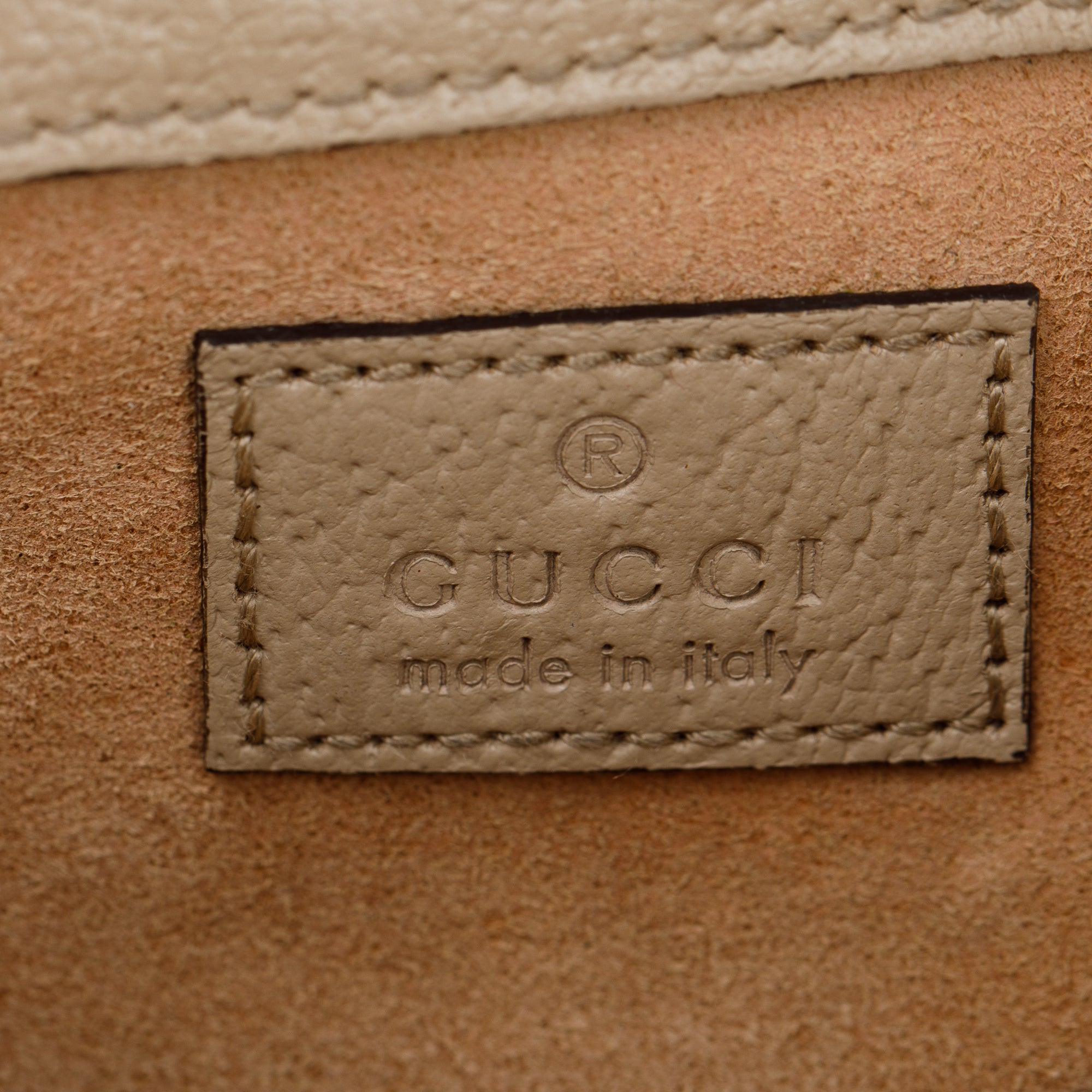 Gucci Beige & White GG Supreme Dionysus Super Mini Bag w/ Box