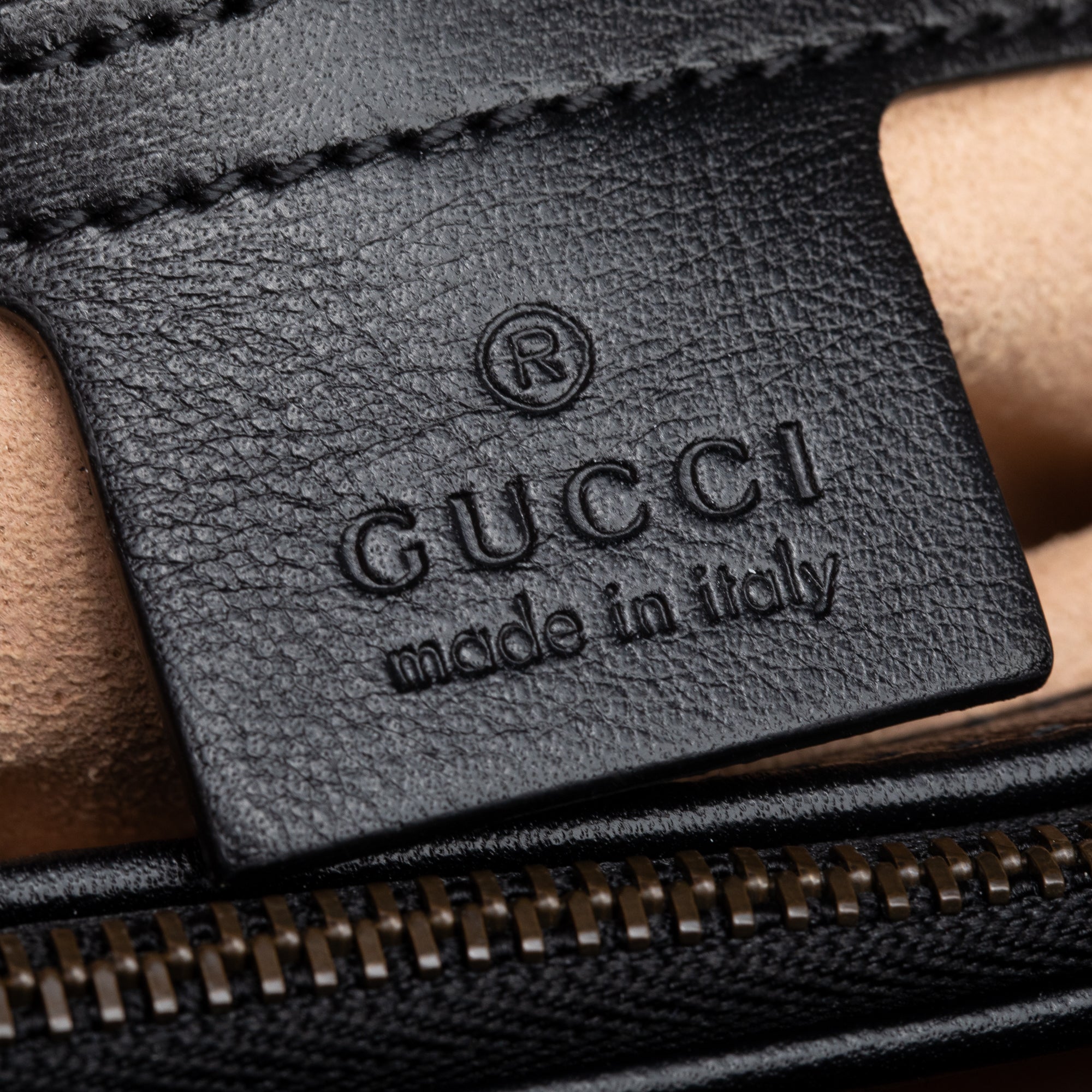 Gucci Black Calfskin Leather Diana Medium Tote Bag w/ Straps