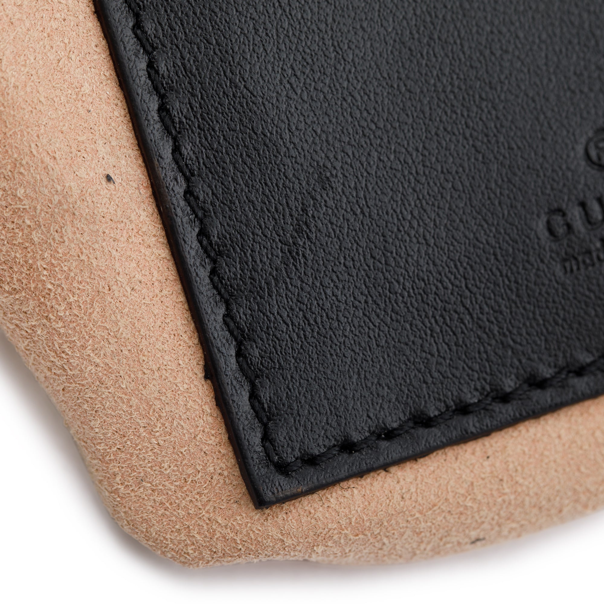 Gucci Black Calfskin Leather GG Marmont Mini Bucket Bag