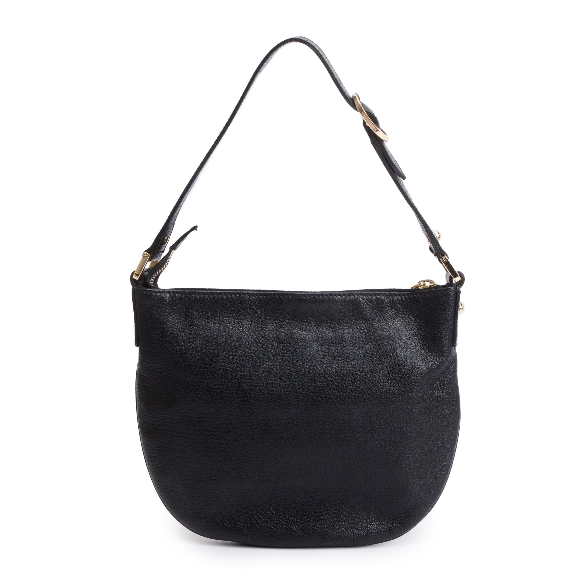 Gucci Black Calfskin Leather Mini Blondie Shoulder Bag