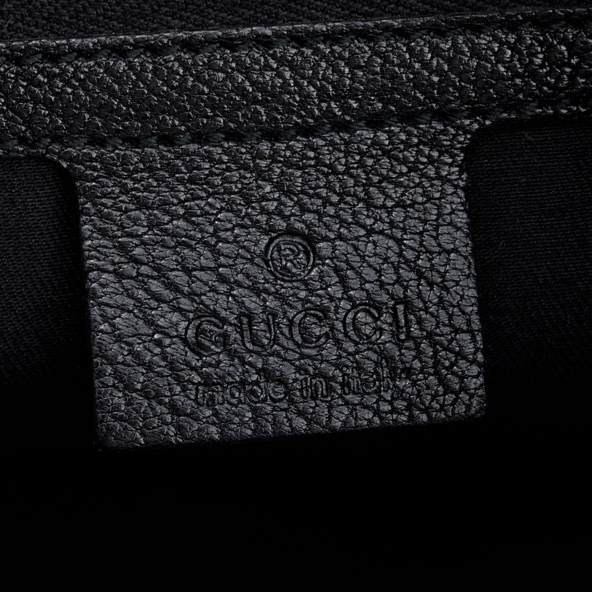 Gucci Black Calfskin Leather Mini Blondie Shoulder Bag