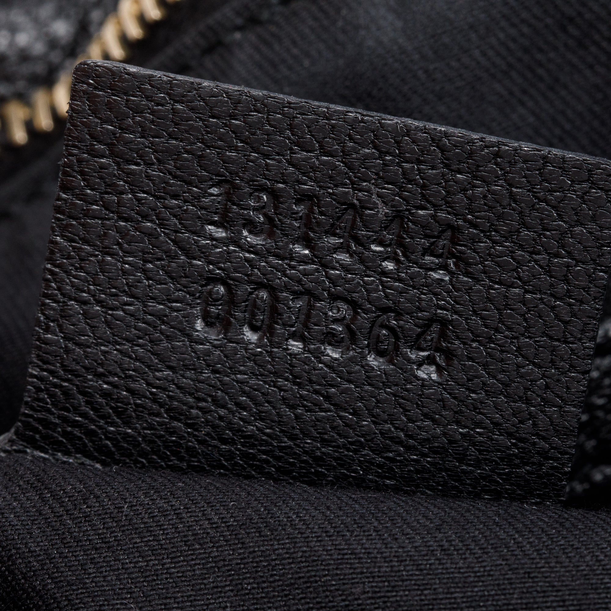 Gucci Black Calfskin Leather Mini Blondie Shoulder Bag