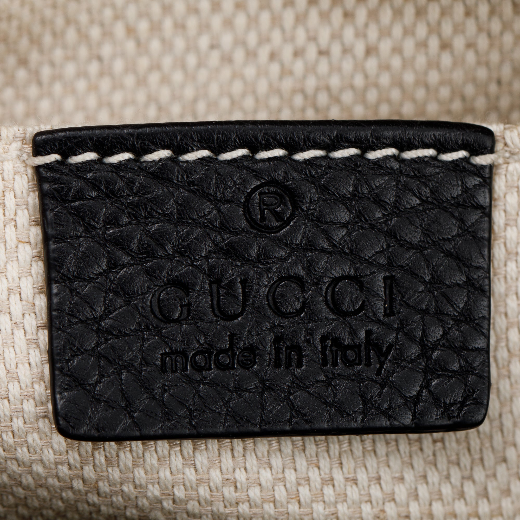 Gucci Black Calfskin Leather Small Soho Disco Bag