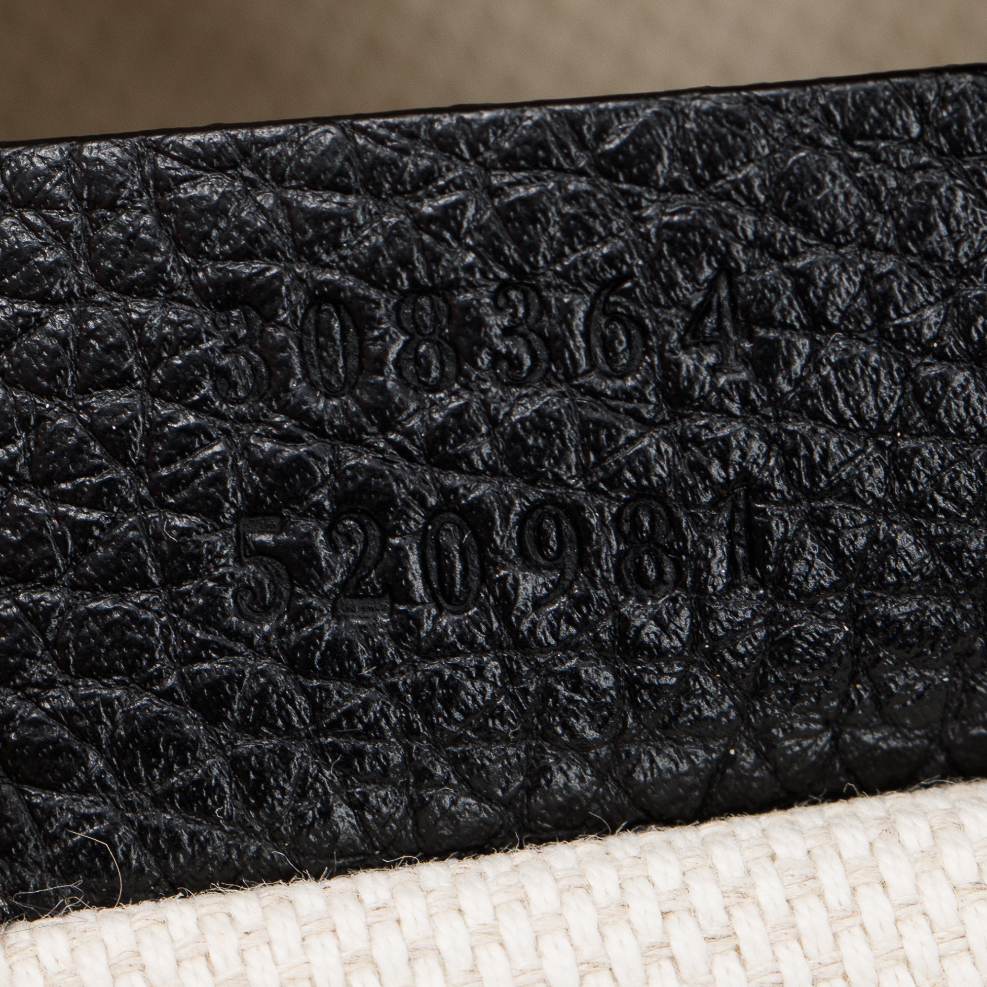 Gucci Black Calfskin Leather Small Soho Disco Bag w/ Box