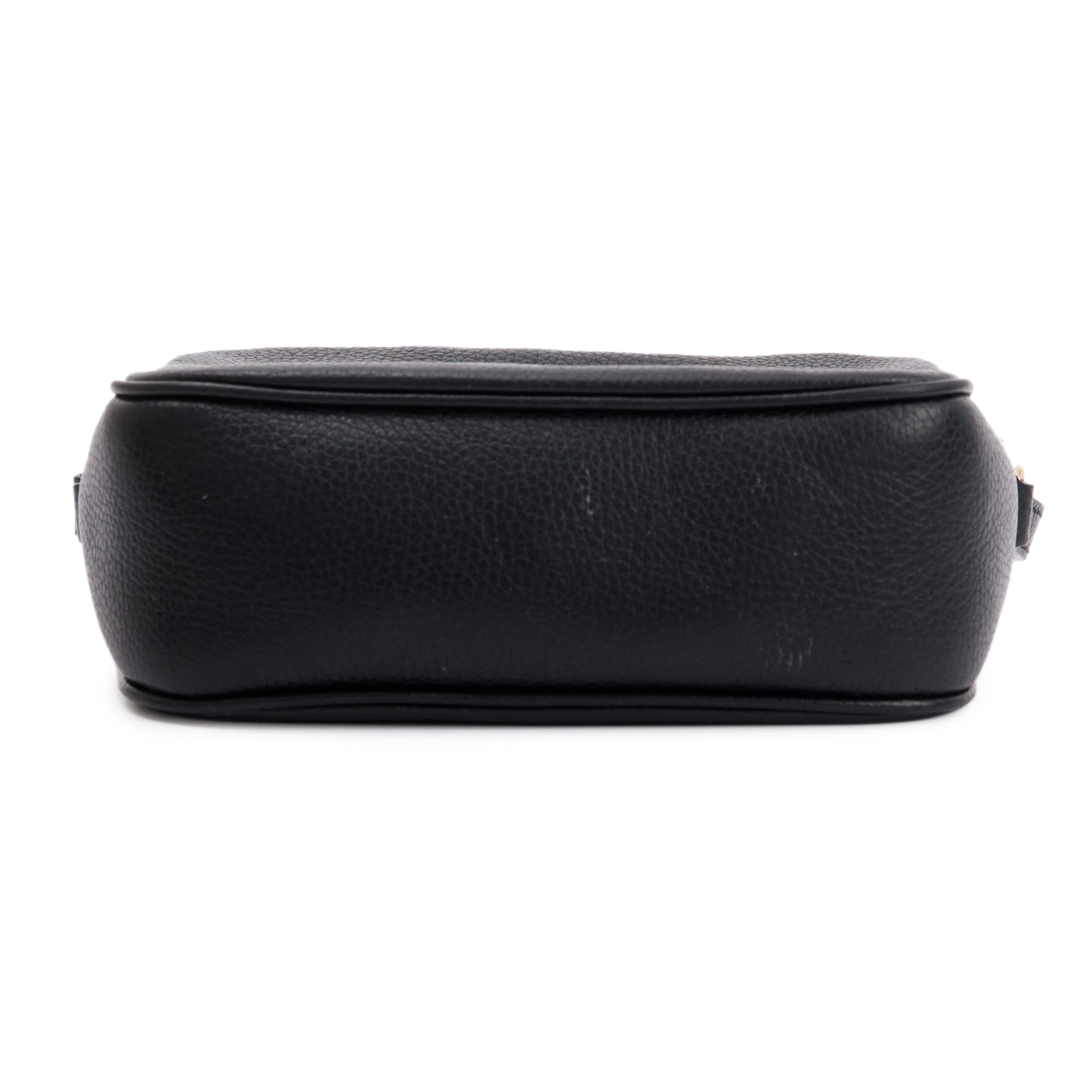 Gucci Black Calfskin Leather Small Soho Disco Bag w/ Box