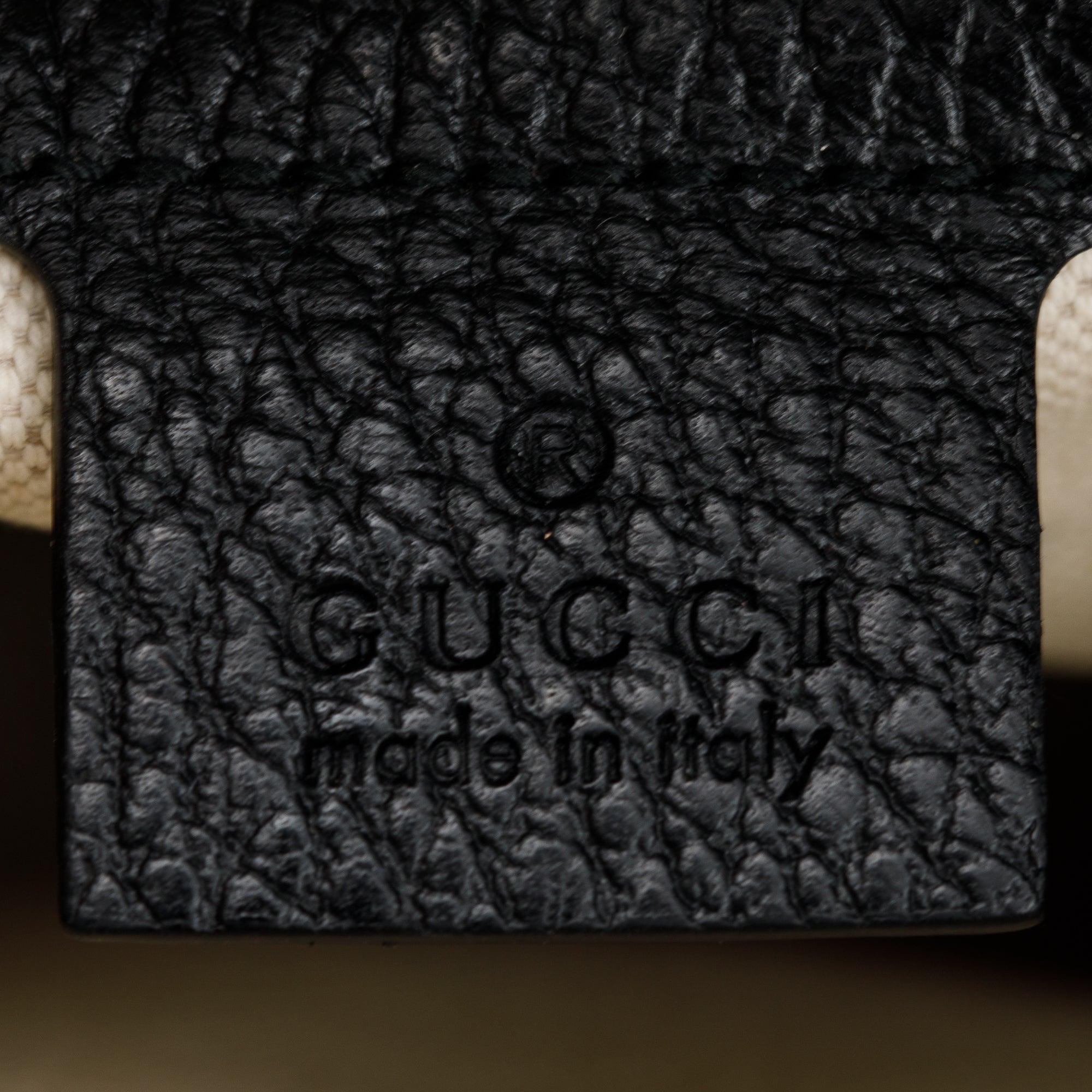 Gucci Black Calfskin Leather Web Logo Messenger Bag w/ Box