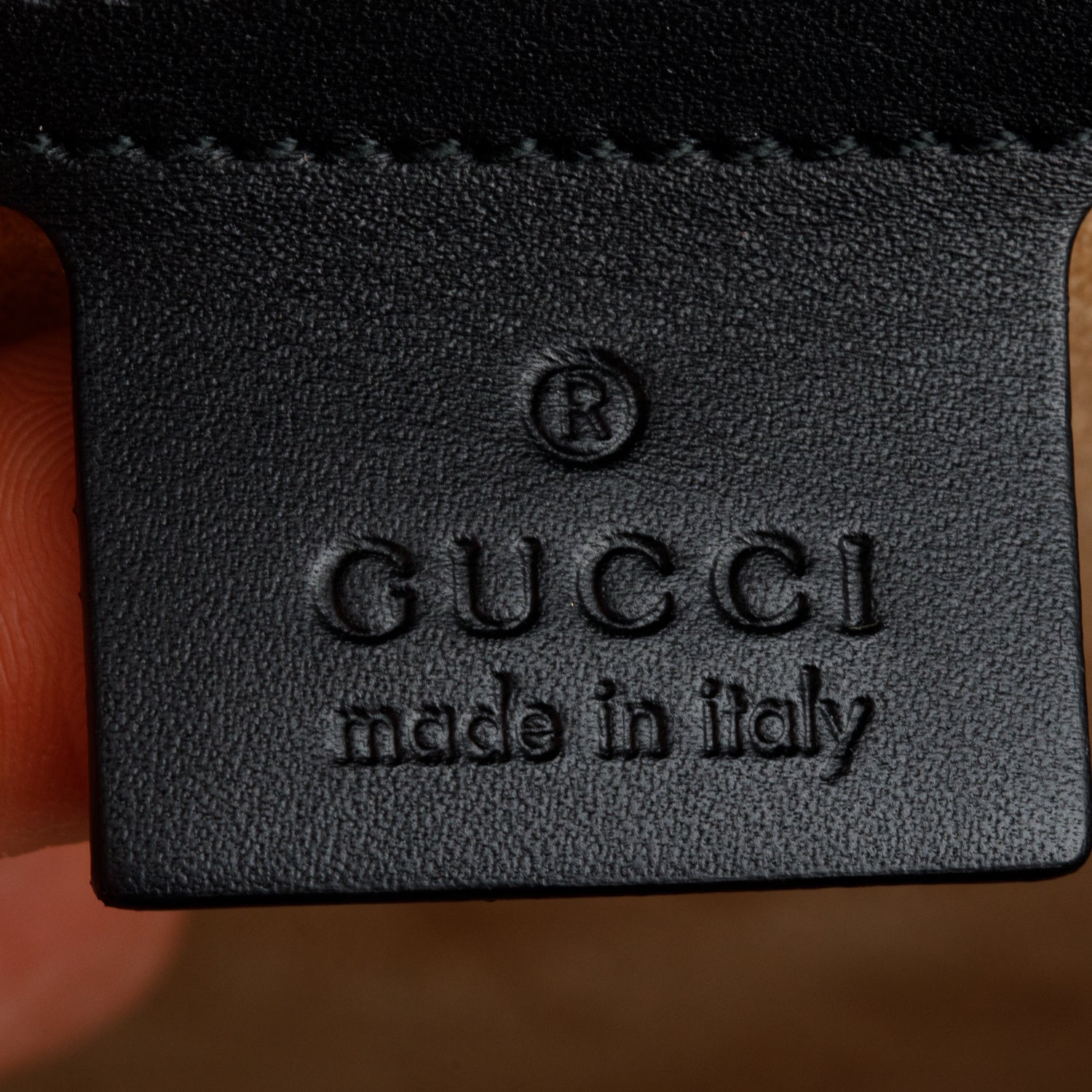 Gucci Black Calfskin Leather Web Medium Sylvie Handle Bag