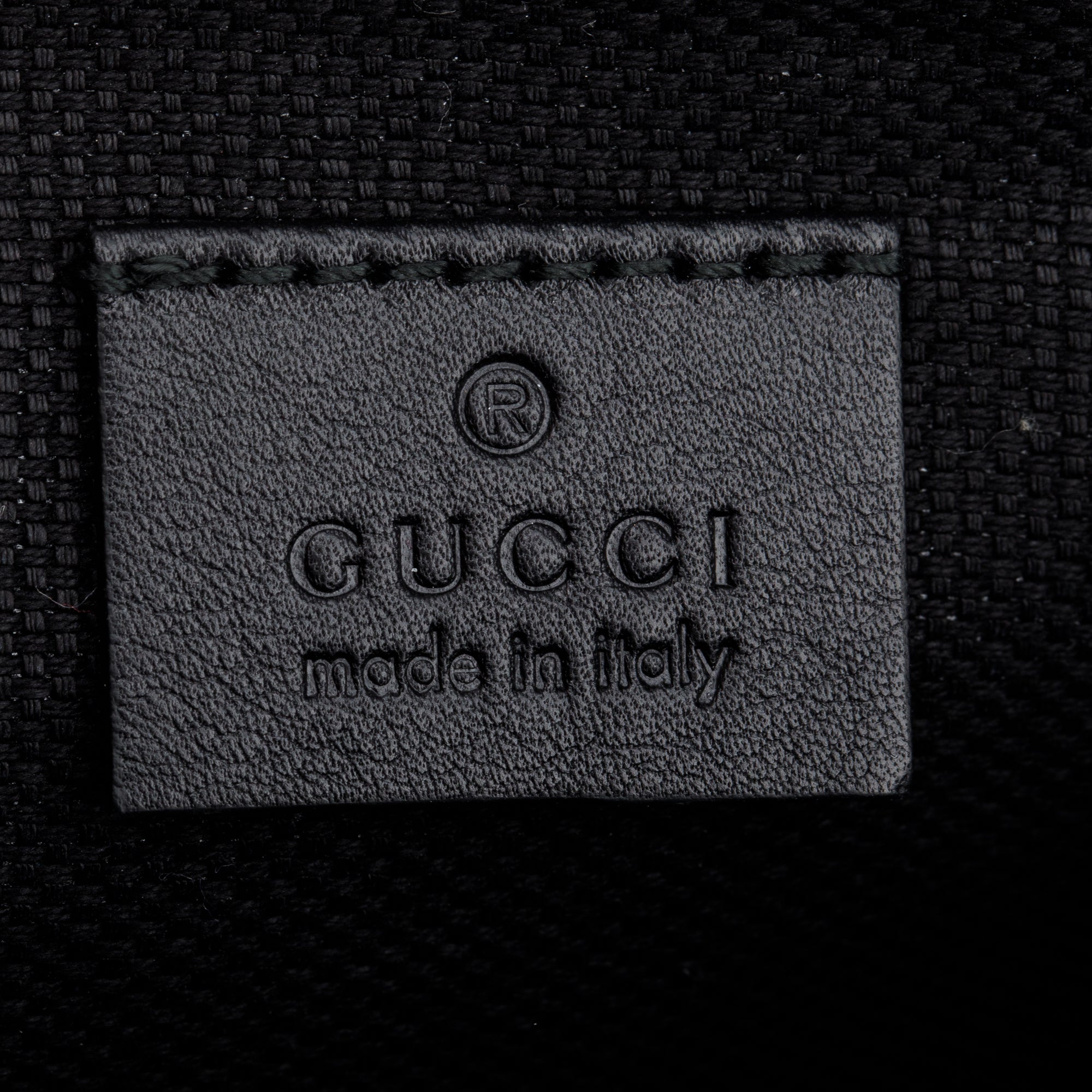 Gucci Black Crushed Patent Leather Shearling Trim Medium Soho Chain Tote w/ Pouch