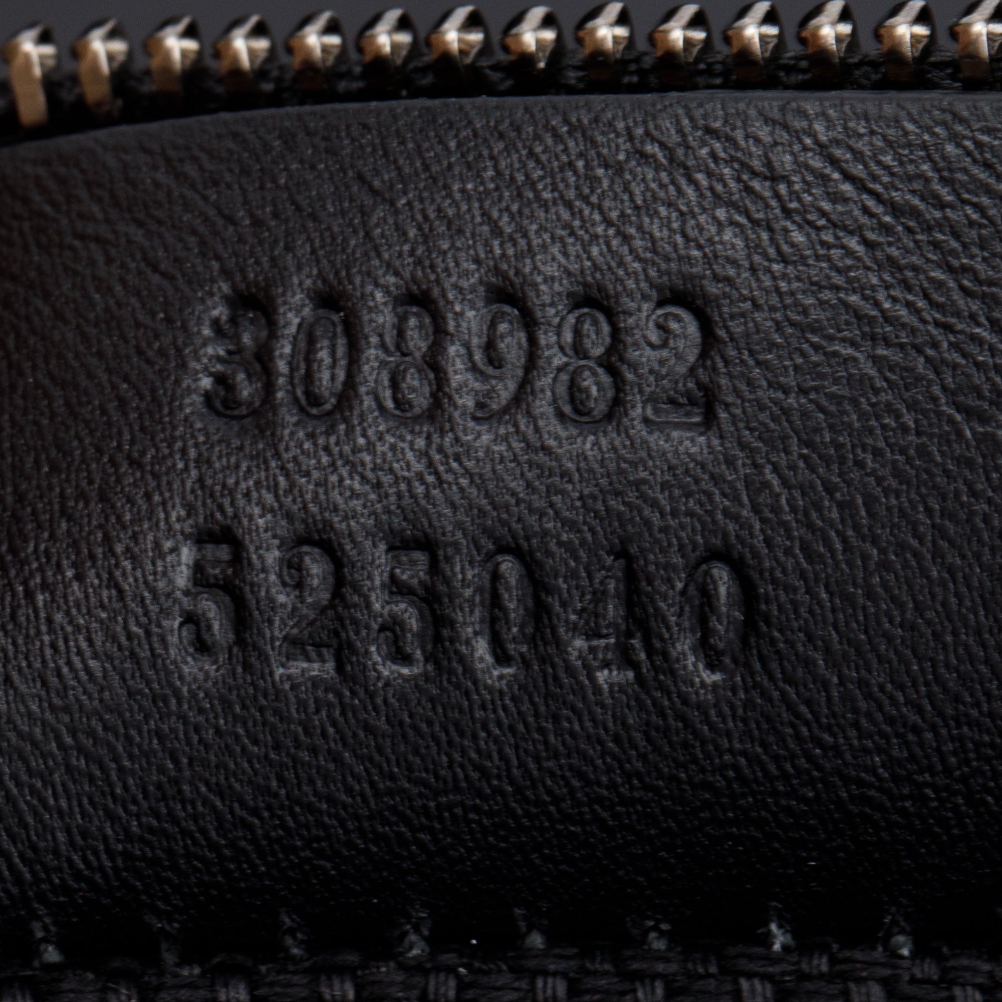 Gucci Black Crushed Patent Leather Shearling Trim Medium Soho Chain Tote w/ Pouch