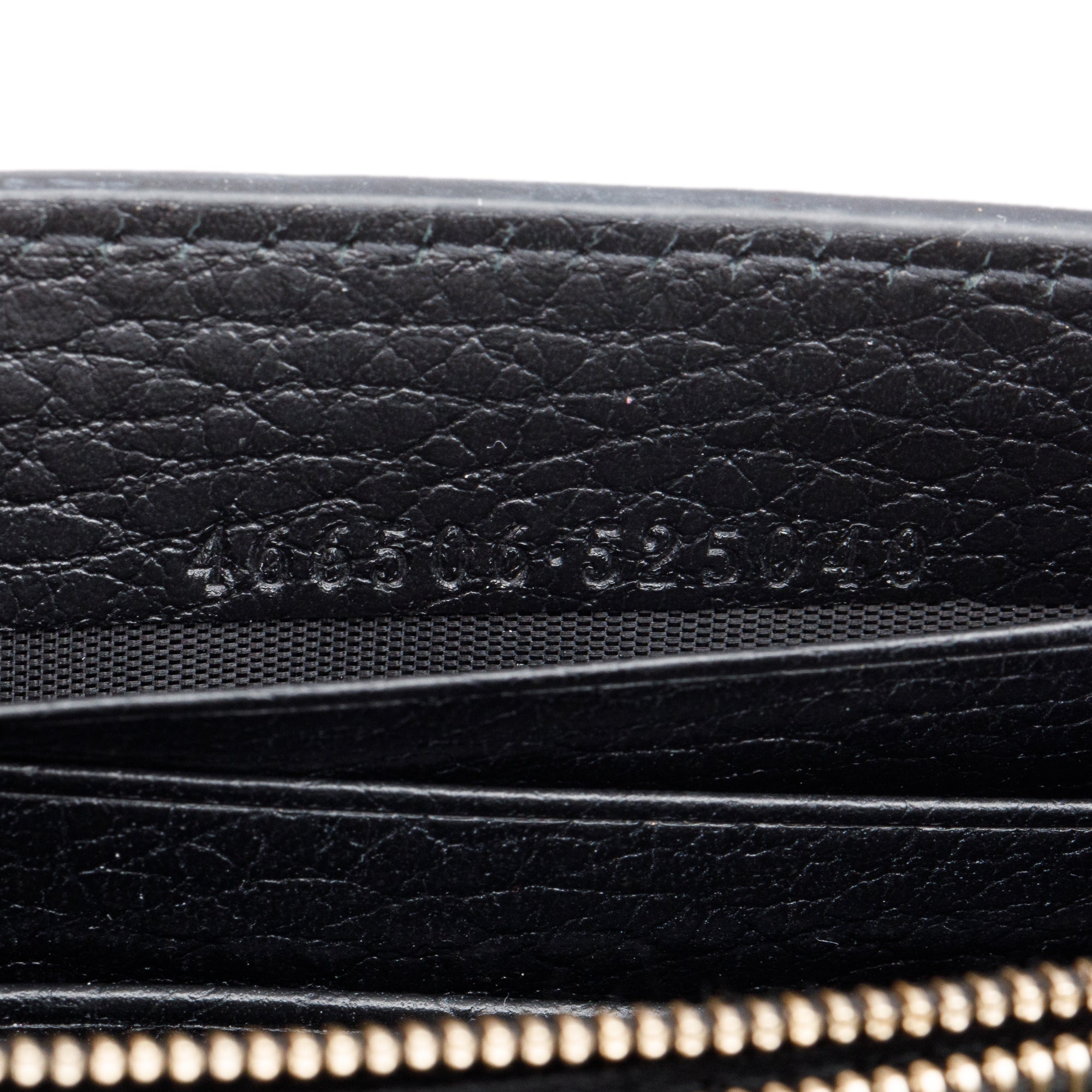 Gucci Black Dollar Calfskin Leather Medium Betty Chain Wallet