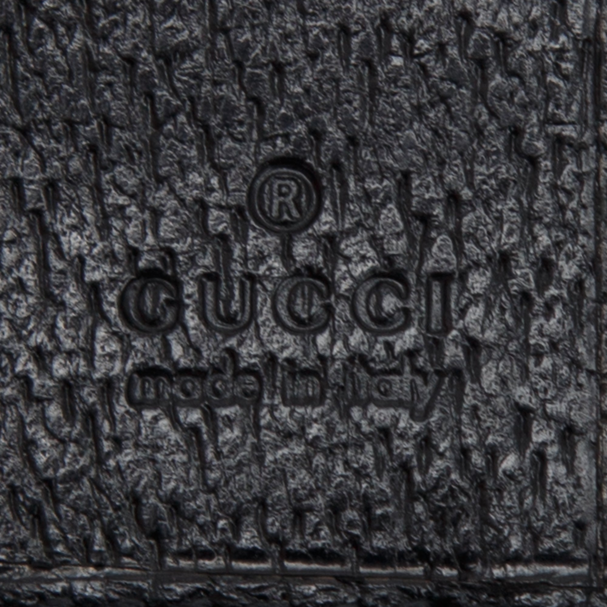 Gucci Black GG Canvas Continental Wallet