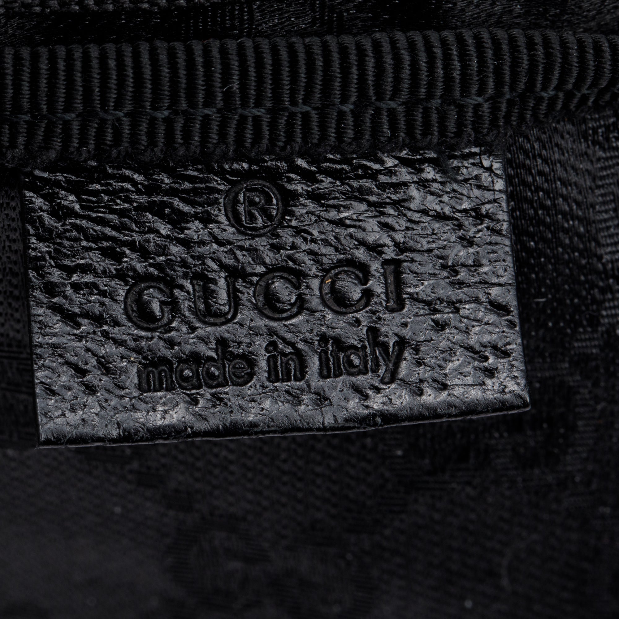 Gucci Black GG Canvas Cosmetic Pouch w/ Box