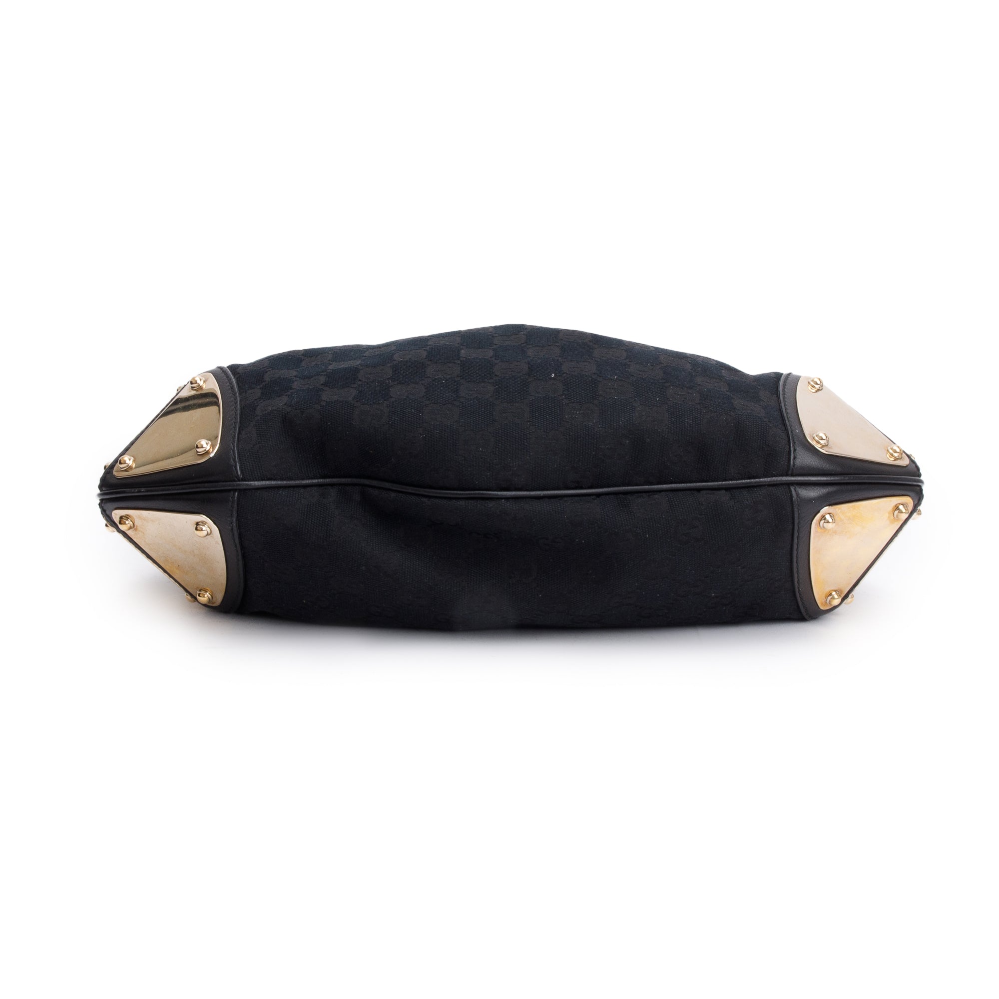 Gucci Black GG Canvas Medium Indy Babouska Hobo