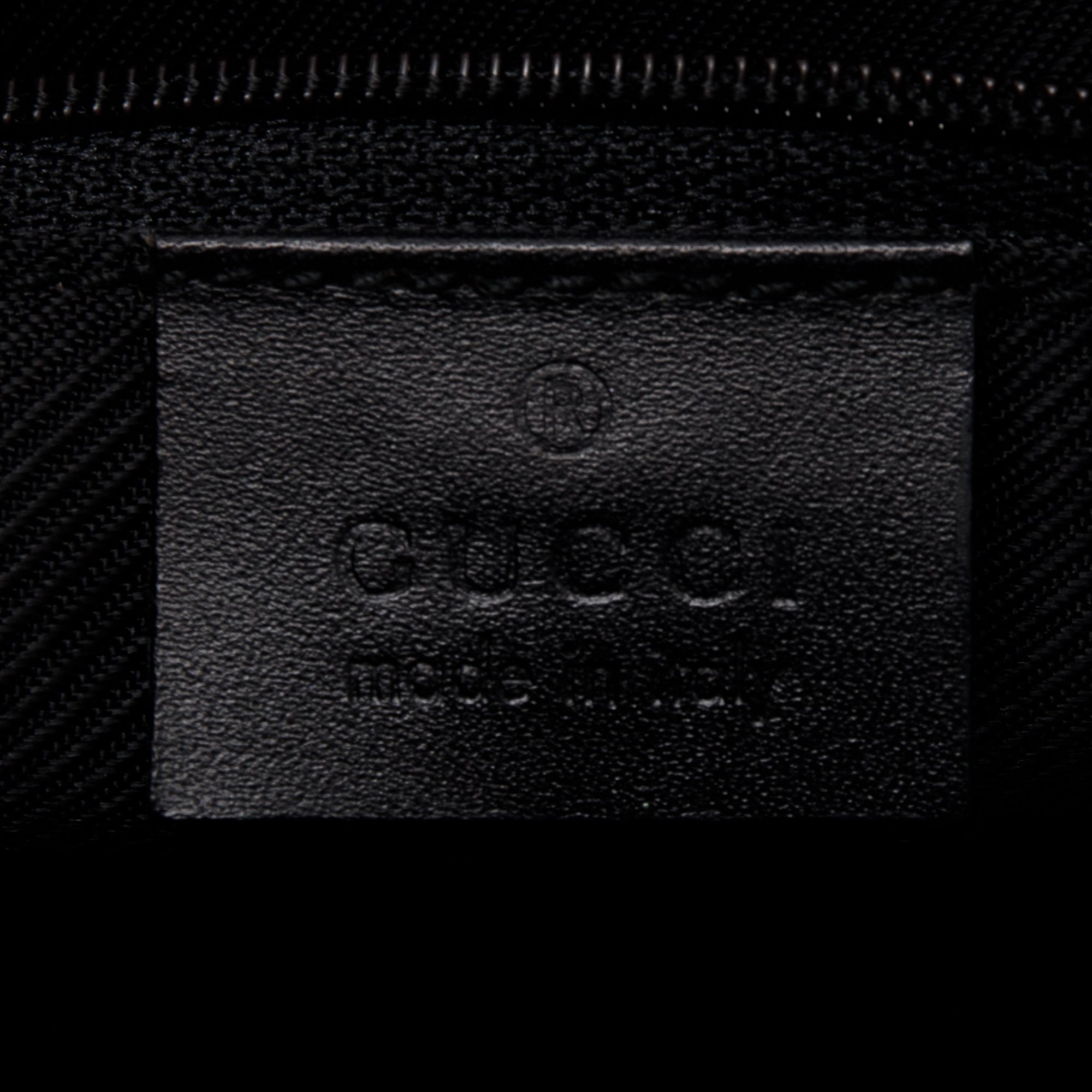 Gucci Black GG Canvas Medium Jackie Bardot Bag