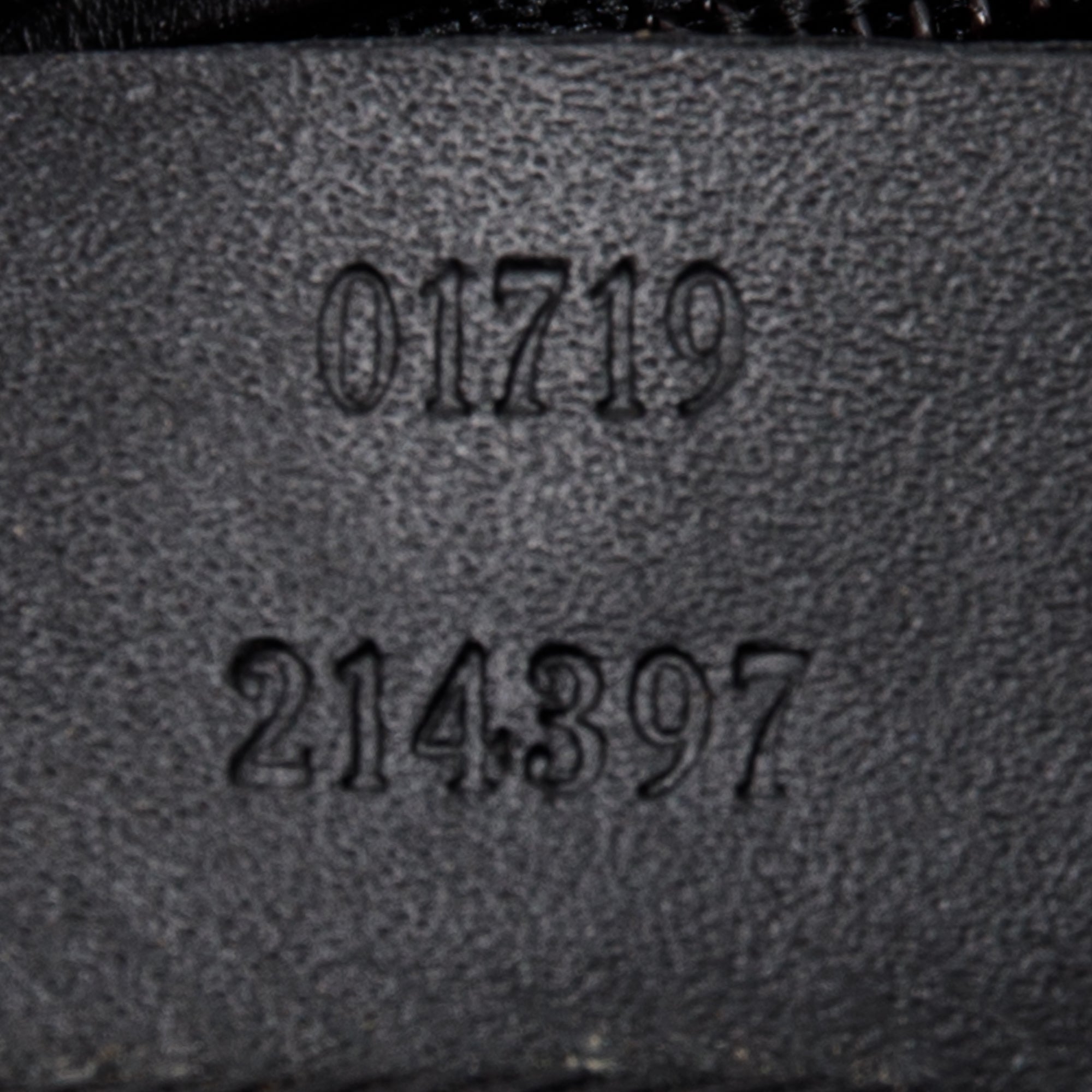 Gucci Black GG Canvas Medium Jackie Bardot Bag