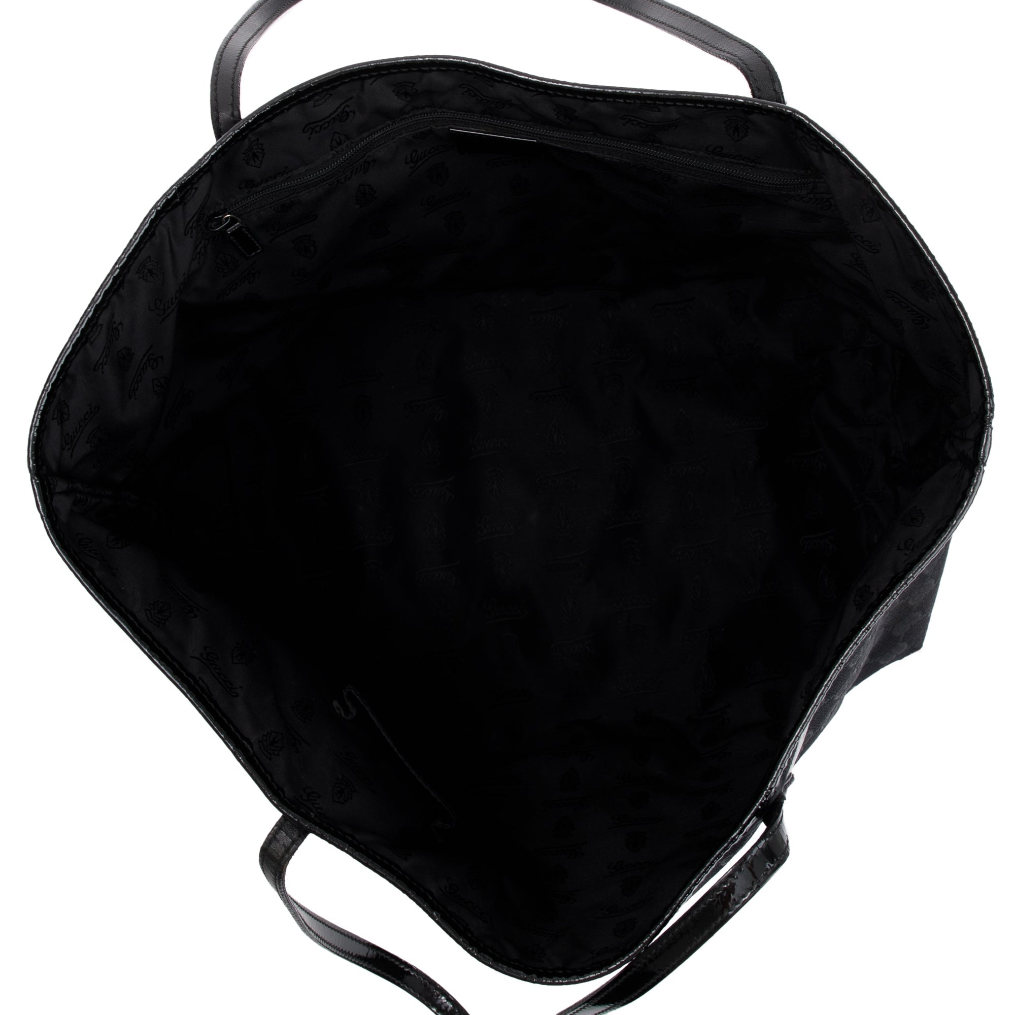 Gucci Black GG Canvas Medium Jolicoeur Tote