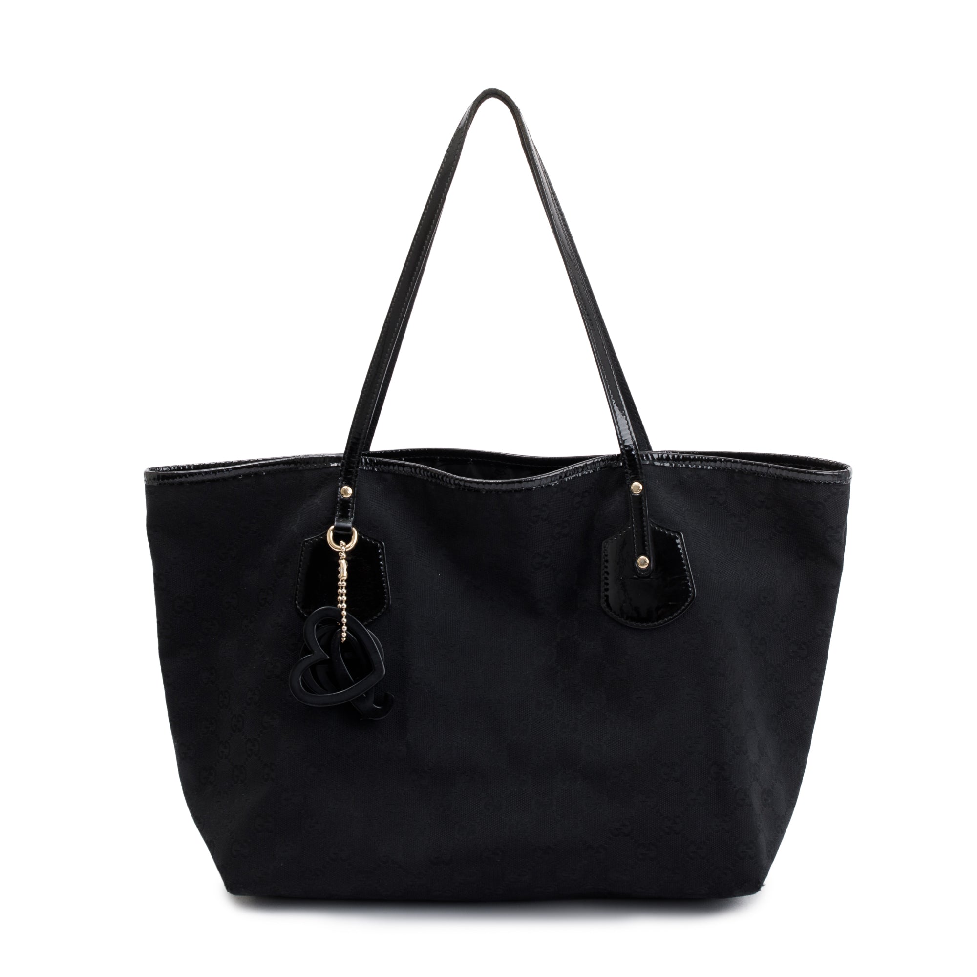 Gucci Black GG Canvas Medium Jolicoeur Tote