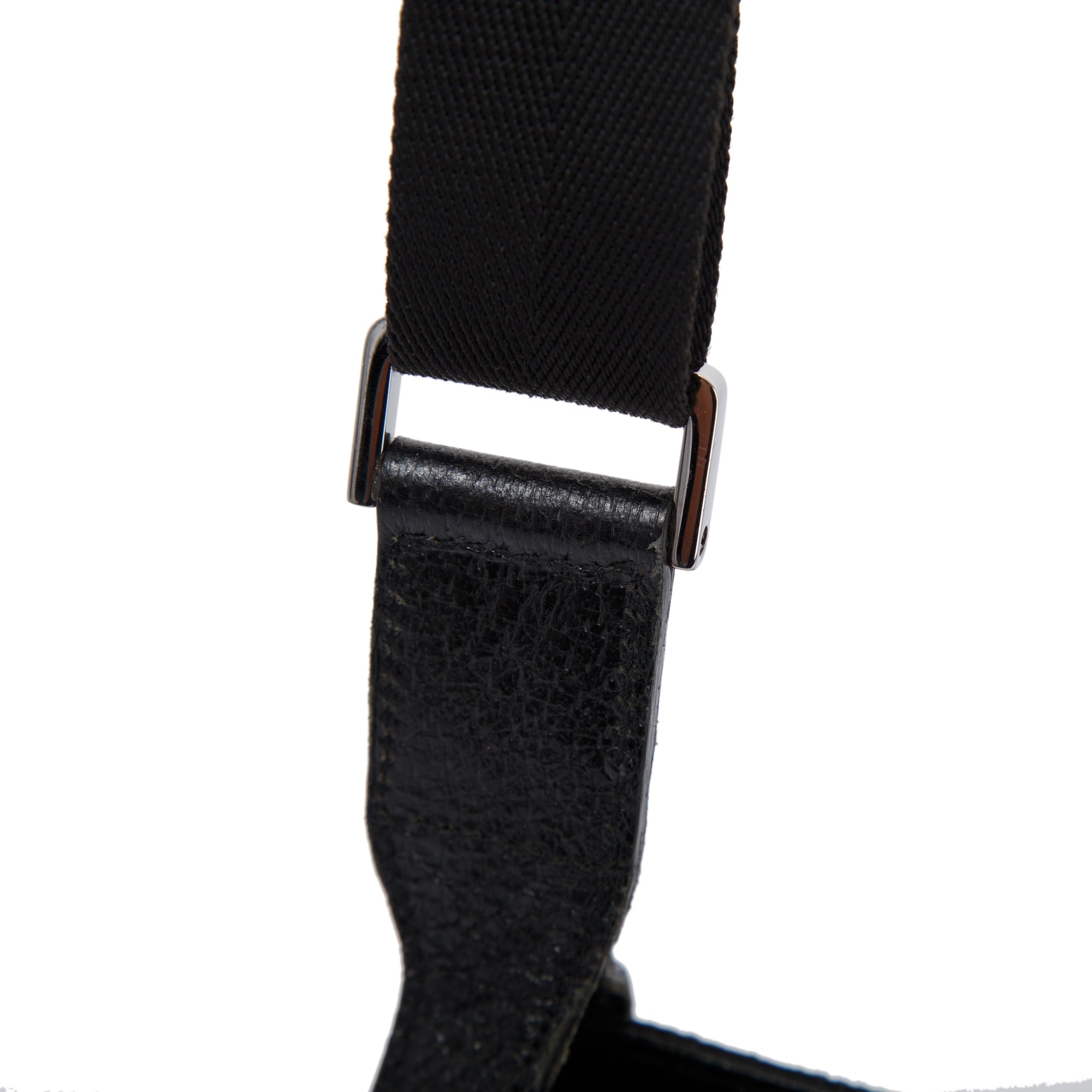 Gucci Black GG Canvas Small Messenger Bag