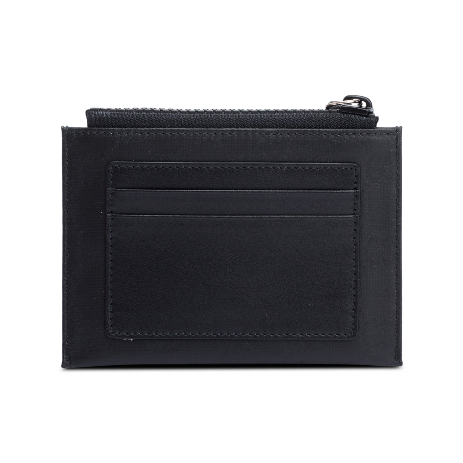 Gucci Black GG Crystal Zip Card Case Wallet w/ Box