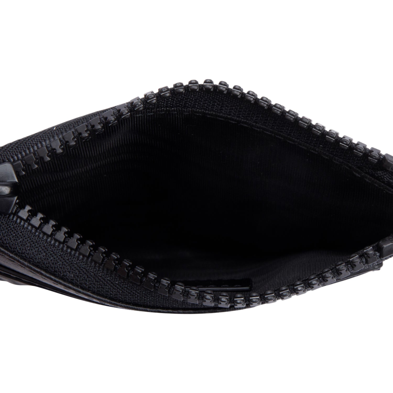 Gucci Black GG Crystal Zip Card Case Wallet w/ Box