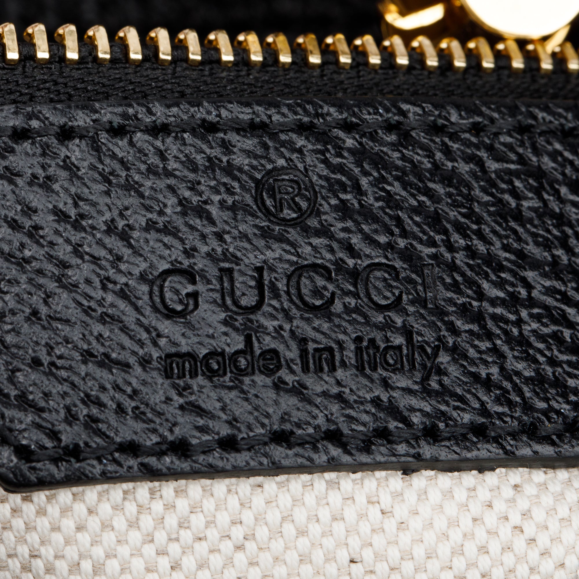 Gucci Black GG Denim Leather Trim Jackie 1961 Mini Shoulder Bag w/ Strap