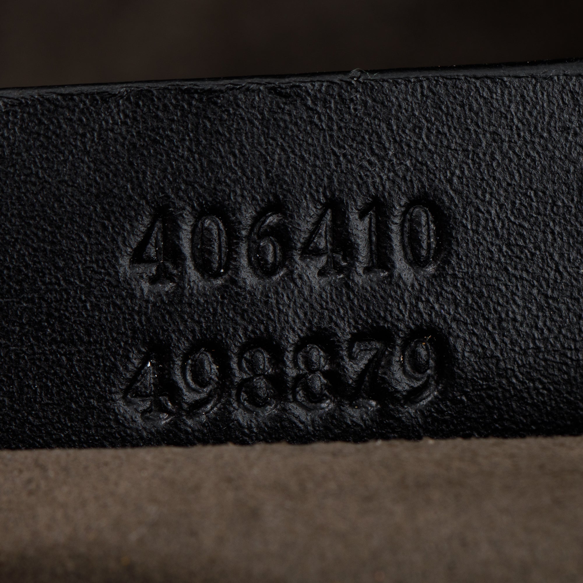 Gucci Black GG Embossed Leather Small Messenger Bag