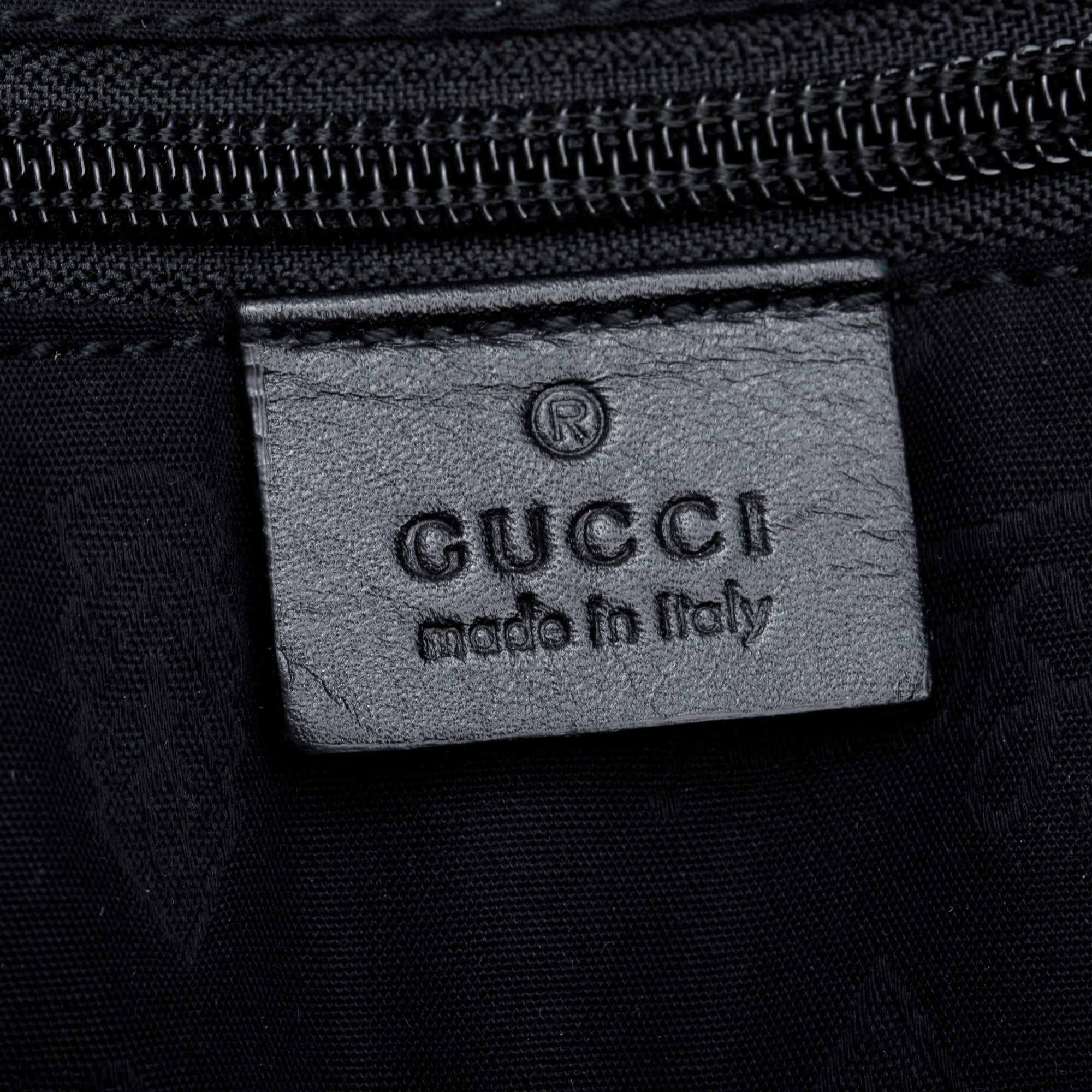 Gucci Black GG Imprime Briefcase