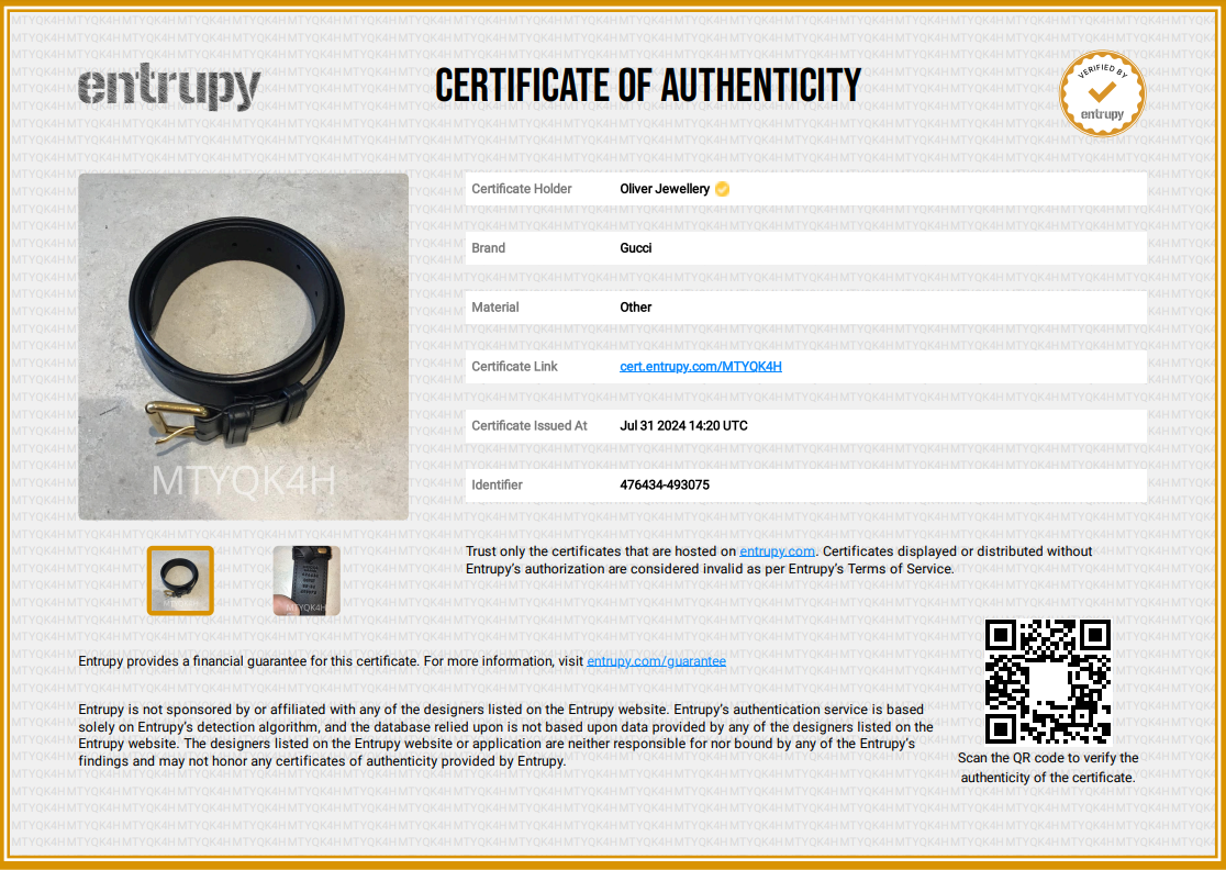 Gucci Black GG Marmont Matelasse Leather Belt Bag, Size 85 34 w/ Box