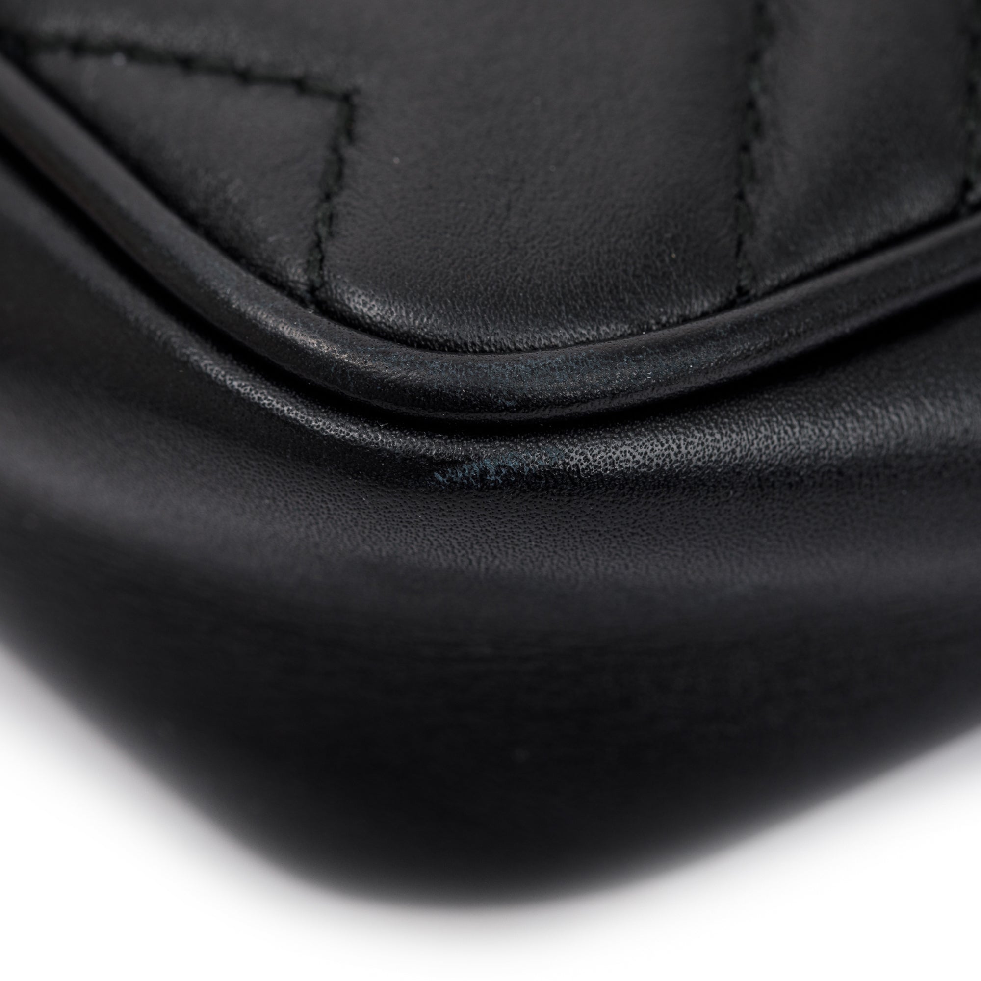 Gucci Black GG Marmont Matelasse Leather Super Mini Bag