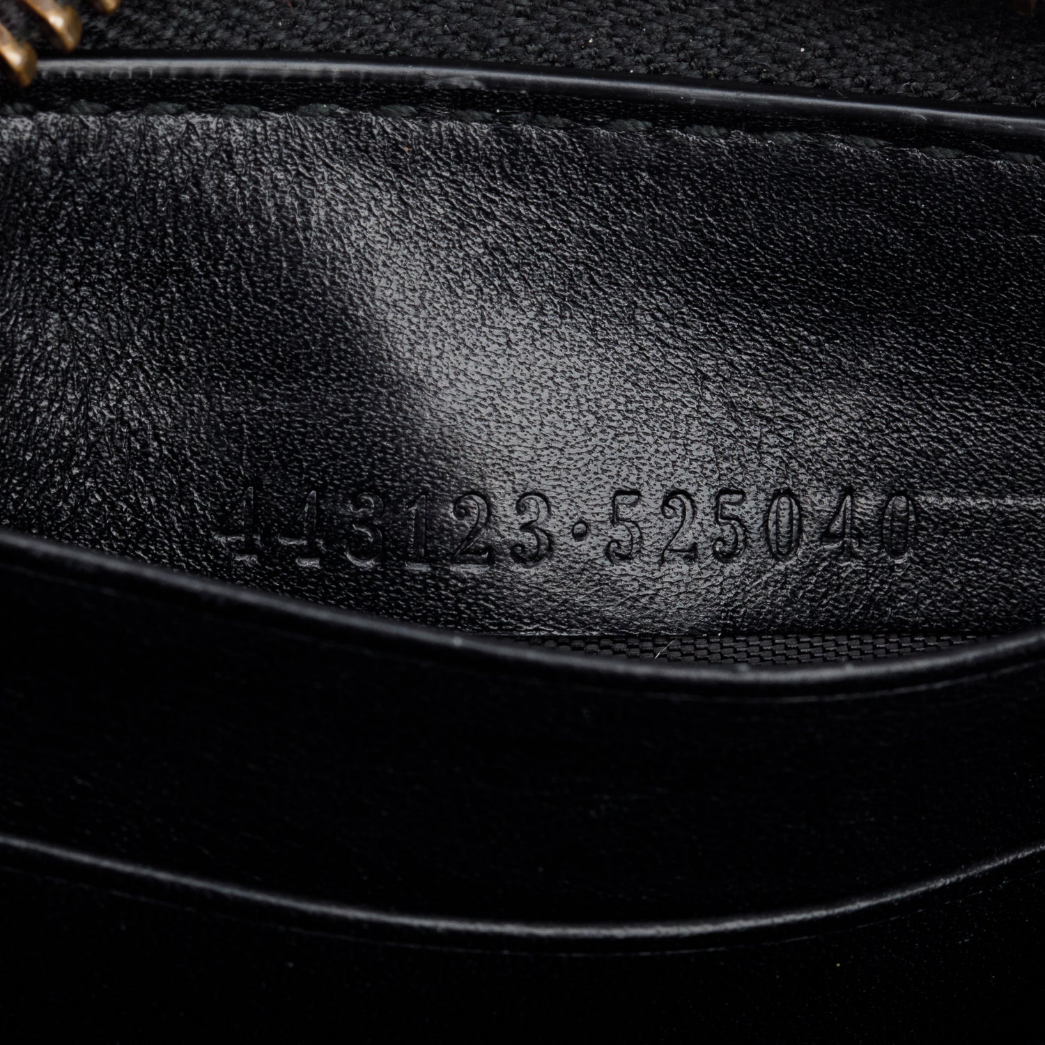 Gucci Black GG Marmont Matelasse Leather Zip Around Wallet