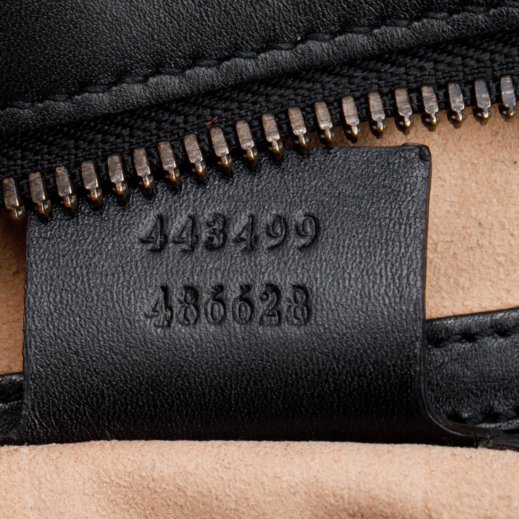 Gucci Black GG Marmont Matelasse Medium Shoulder Bag