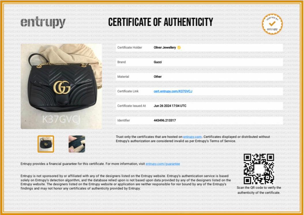 Gucci Black GG Marmont Matelasse Medium Shoulder Bag